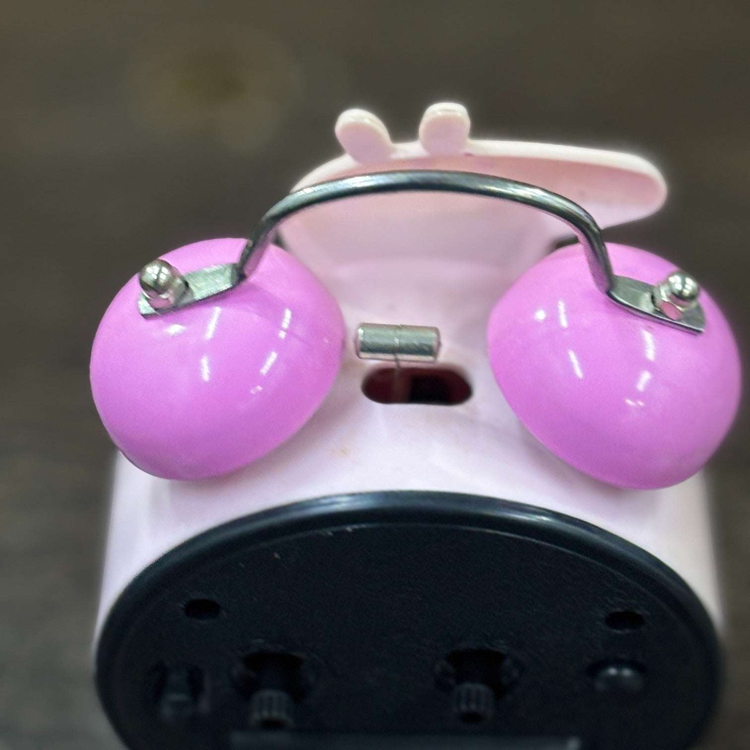 Cartoon Kids Alarm Clock | Cute Bedside Table Clock for Boys & Girls | Easy-to-Use Wake-Up Clock for Kids Room & Study Table | Battery Operated - 6 Inch - Apkamart #Color_Pink