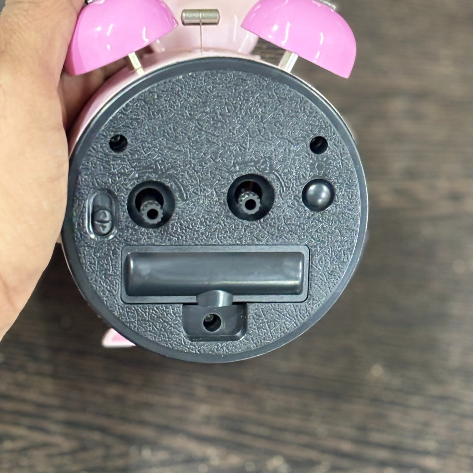 Cartoon Kids Alarm Clock | Cute Bedside Table Clock for Boys & Girls | Easy-to-Use Wake-Up Clock for Kids Room & Study Table | Battery Operated - 6 Inch - Apkamart #Color_Pink