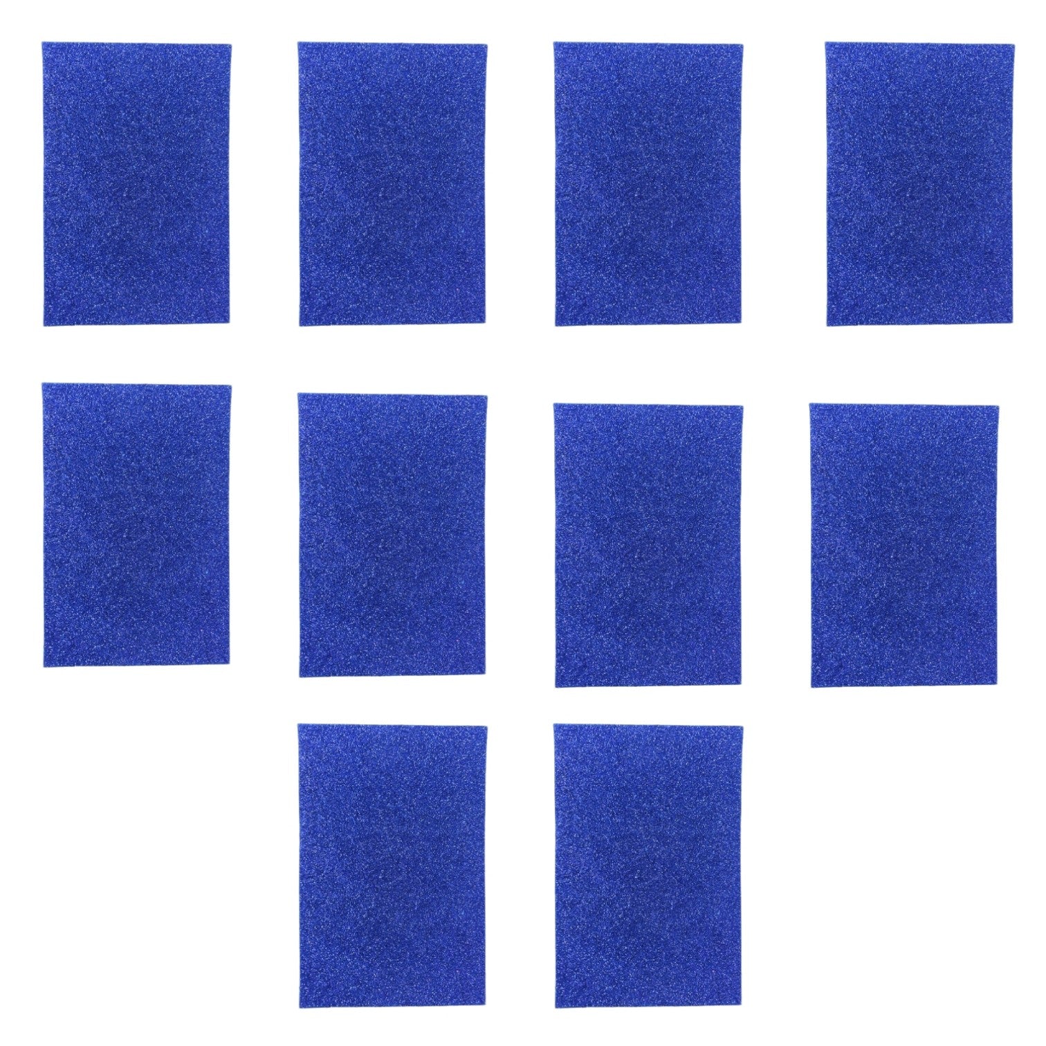 A4 Glitter Sheet Self Adhesive For Kids DIY Craft - Apkamart #Style_Pack Of 10
