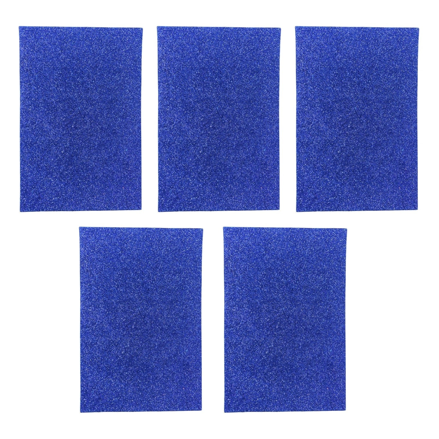 A4 Glitter Sheet Self Adhesive For Kids DIY Craft - Apkamart #Style_Pack Of 5