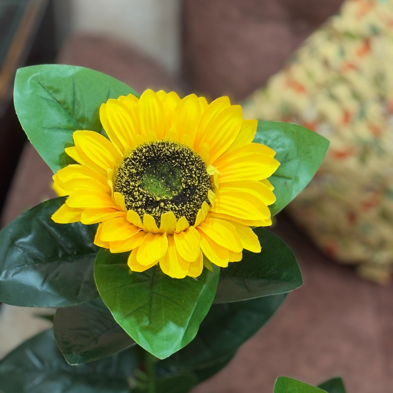 Artificial Leaf Tree | Faux Leaf Vine Plant | Decorative Plant Bush for Home Office Balcony Living Room Indoor Outdoor Tabletop | Diwali Decor & Gifting - 41 Inch