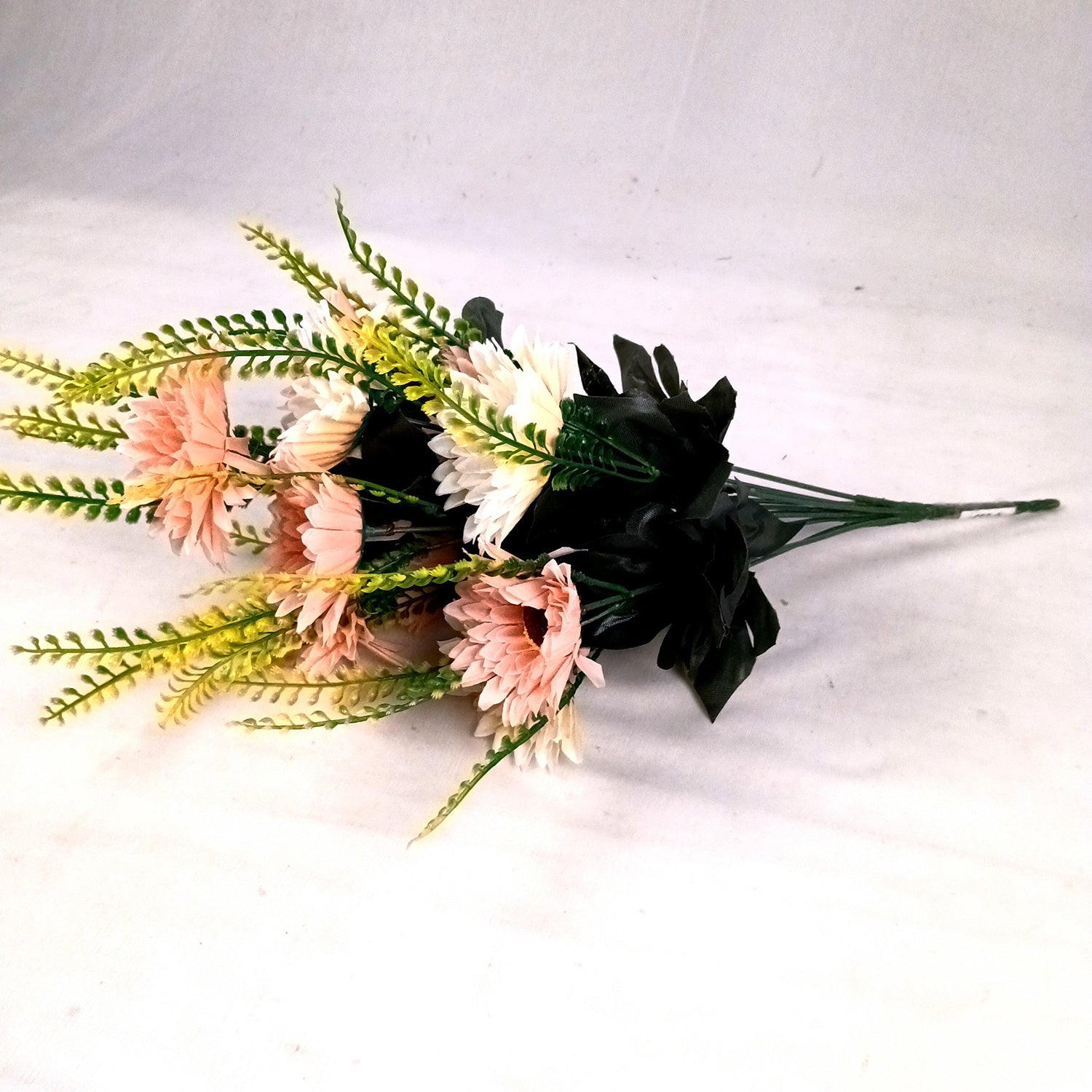 Artificial Flowers - Gerbera Daisy Bunches | Faux Flower Sticks - for Home Decor, Living Room, Office & Festivals Decoration (Vase Not Included) - 14 Inch - Apkamart #Style_Design 1