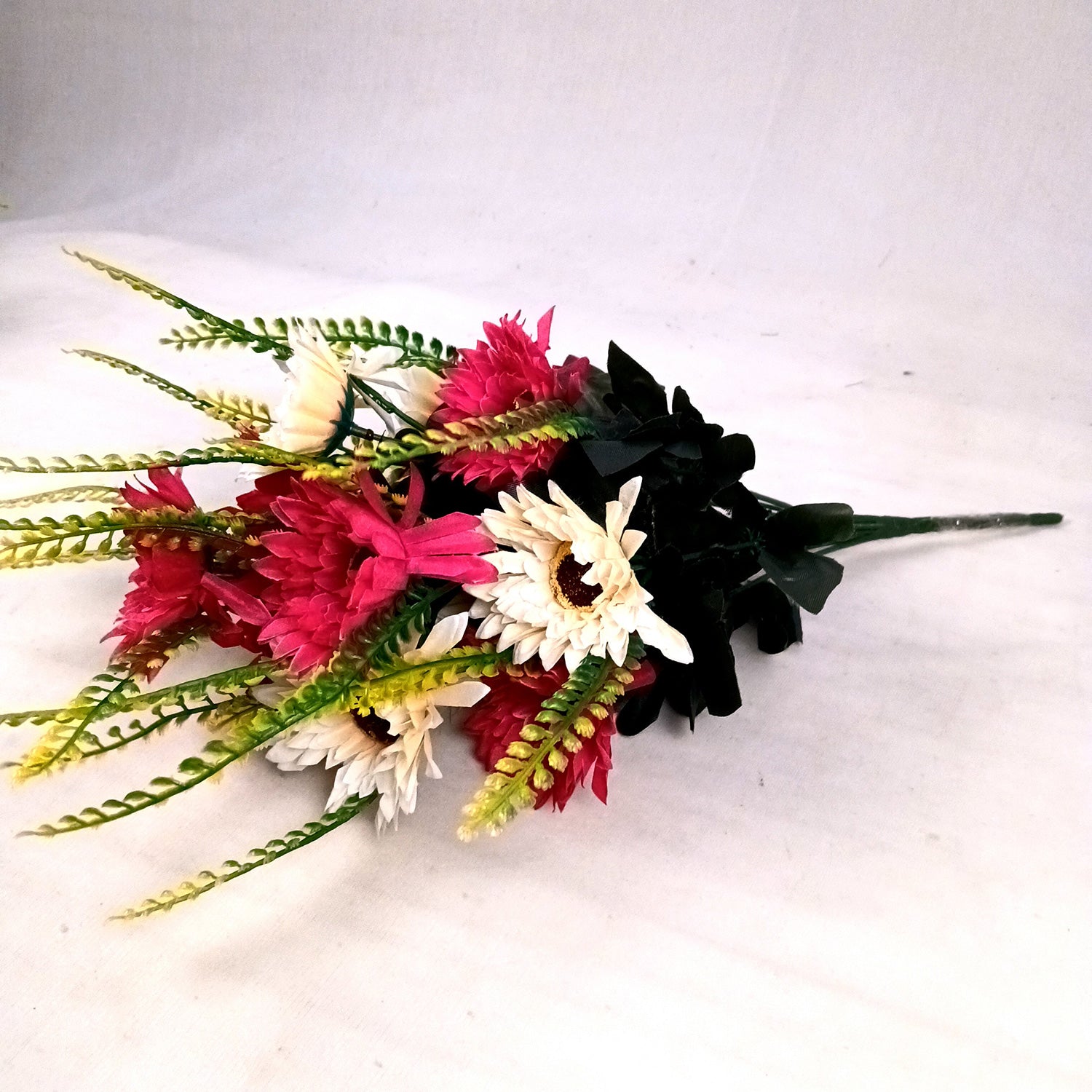 Artificial Flowers - Gerbera Daisy Bunches | Faux Flower Sticks - for Home Decor, Living Room, Office & Festivals Decoration (Vase Not Included) - 14 Inch - Apkamart #Style_Design 2