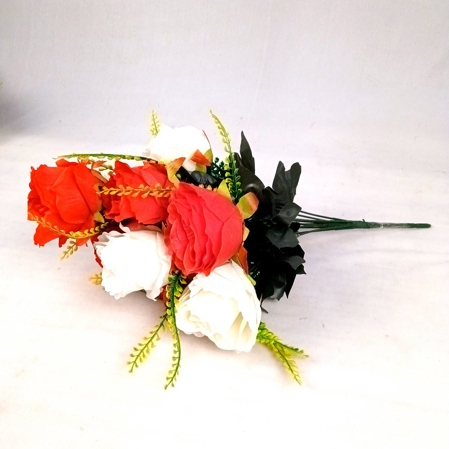 Artificial Flower Wall Hanging | Fake Creeper Flowers With Metal Stand Wall Mount - for Home Decor, Living Room, Balcony, Entrance Decoration - Apkamart #Style_Design 2