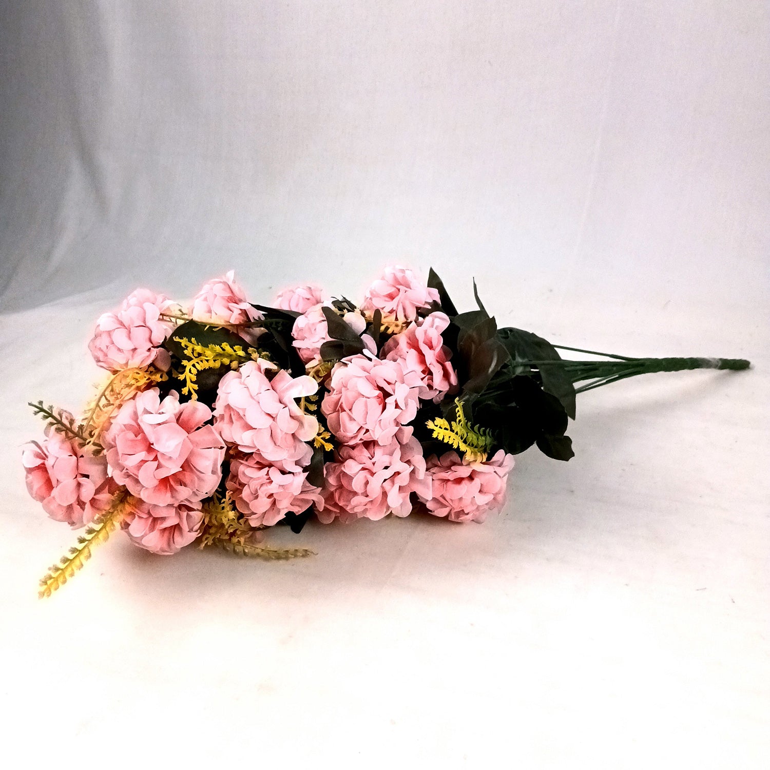 Artificial Flowers Carnation Bunches | Faux Flower Sticks - for Home Decor, Living Room, Office & Festivals Decoration (Vase Not Included) - 27 Inch - Apkamart #Colour_Pink