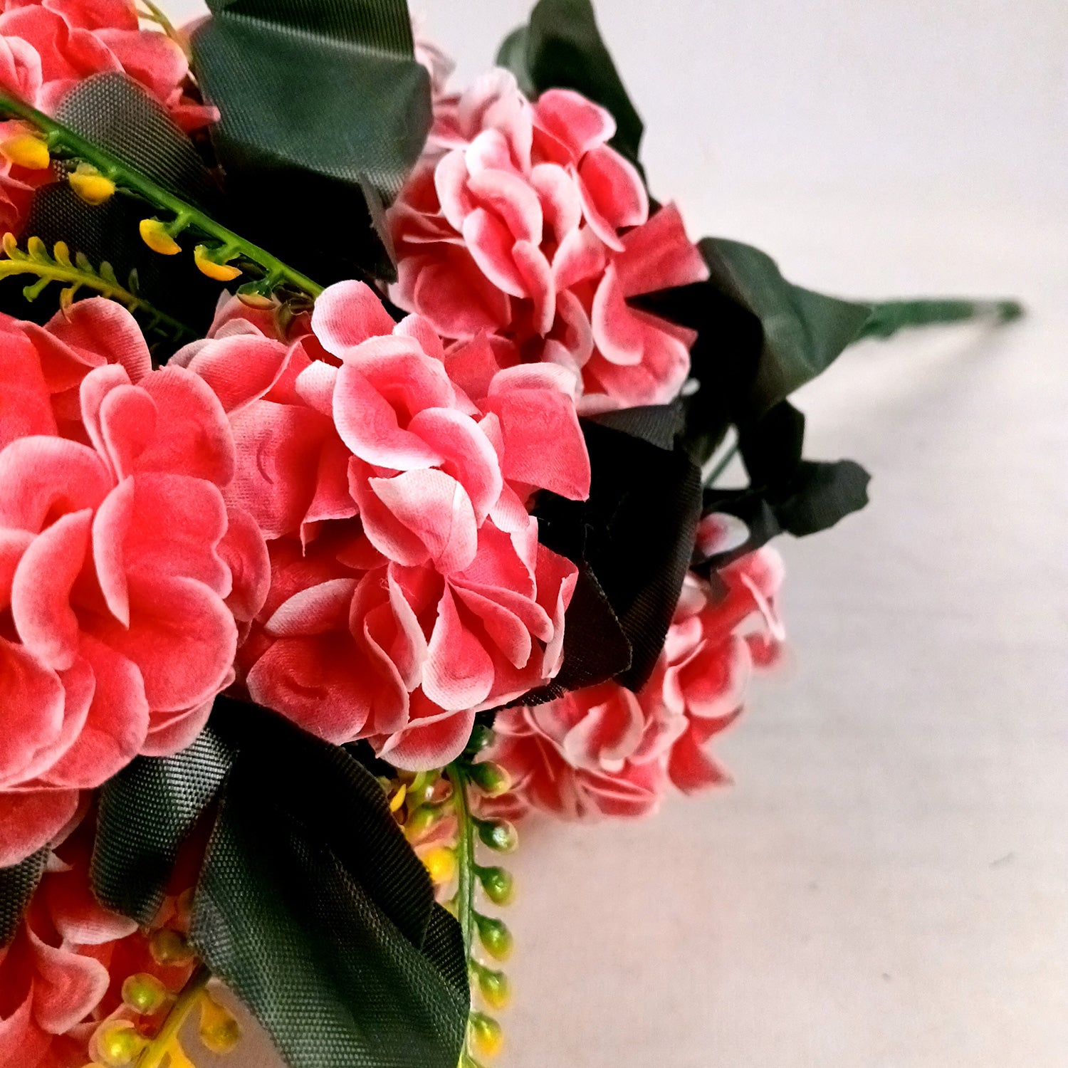 Artificial Flowers for Home Decoration - With Metal Stand - For Wall Hanging - Apkamart #Colour_Pink