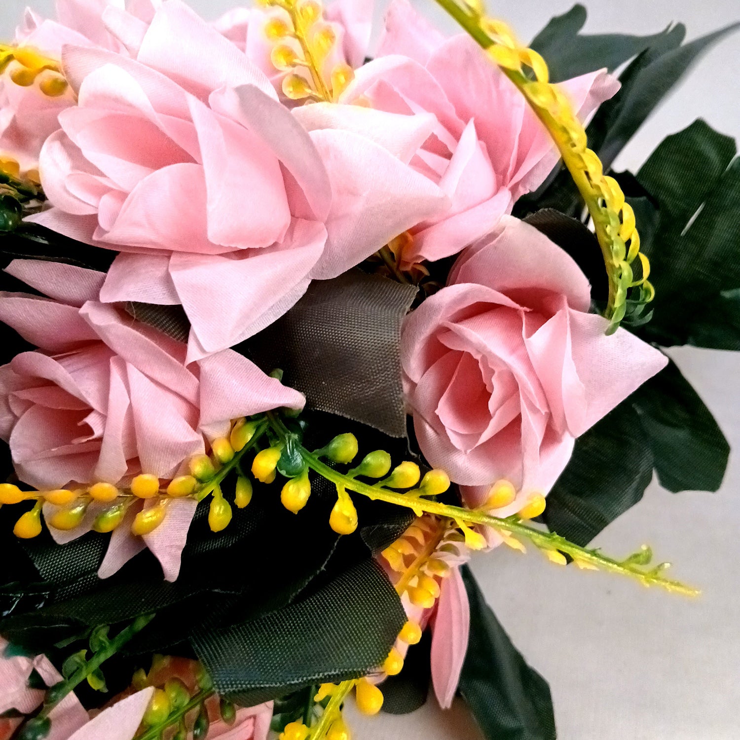 Artificial Flowers for Home Decoration -With Metal Stand - For Home & Wall Decor - 26 Inch _Apkamart