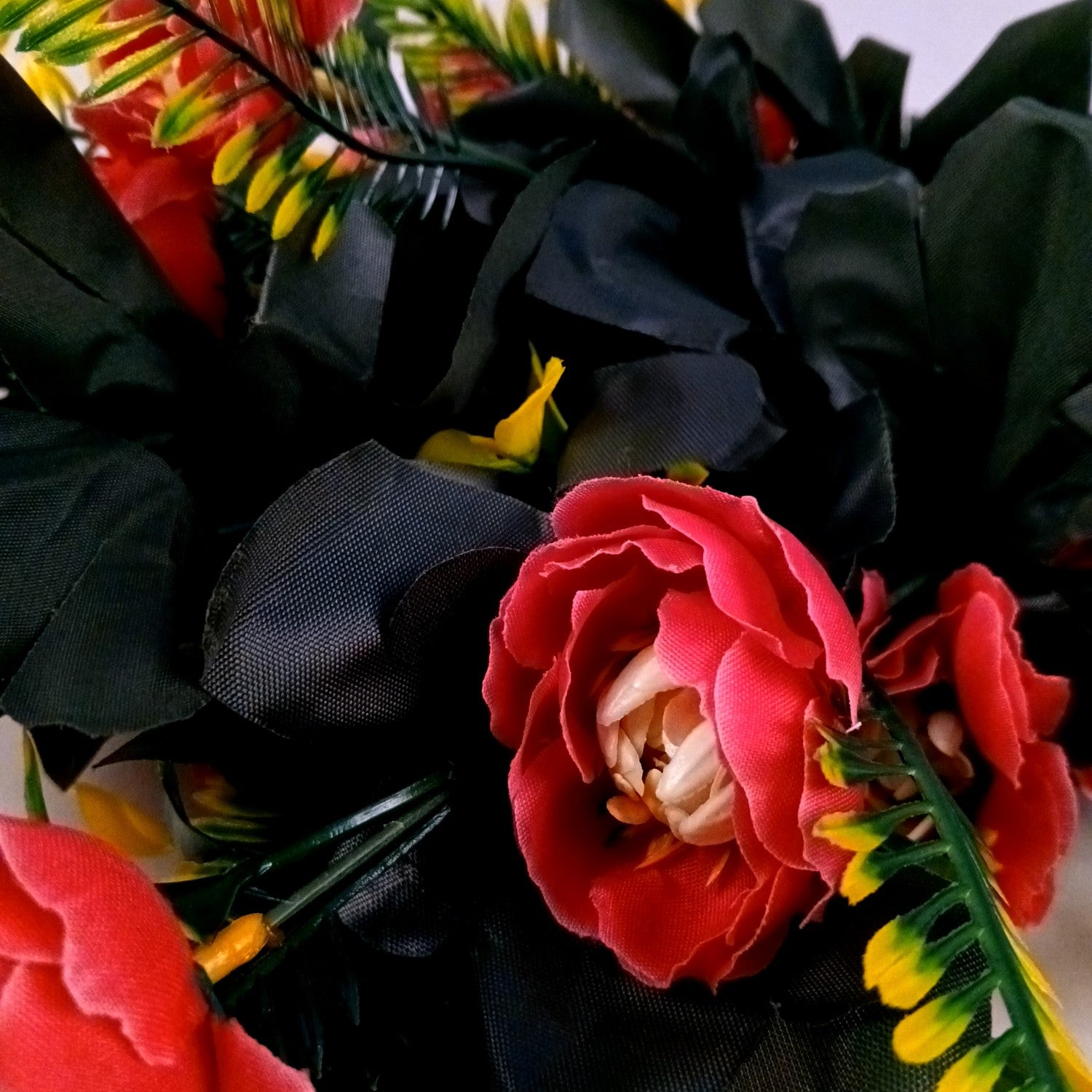 Artificial Flower Bouquets | Fake Flowers Bunch - For Vase, Home, Bedroom, Balcony, Office Corner, Living Room - 26 Inch - Apkamart #Colour_Pink