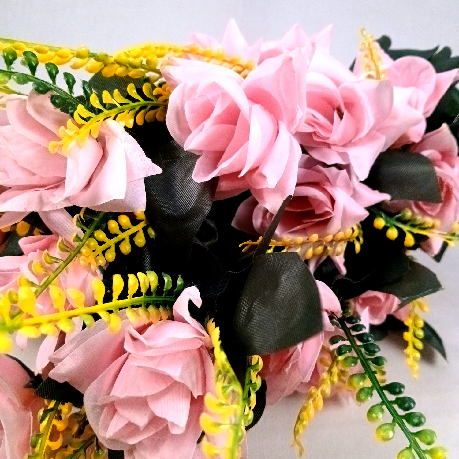 Artificial Flowers for Home Decoration -With Metal Stand - For Home & Wall Decor - 26 Inch _Apkamart