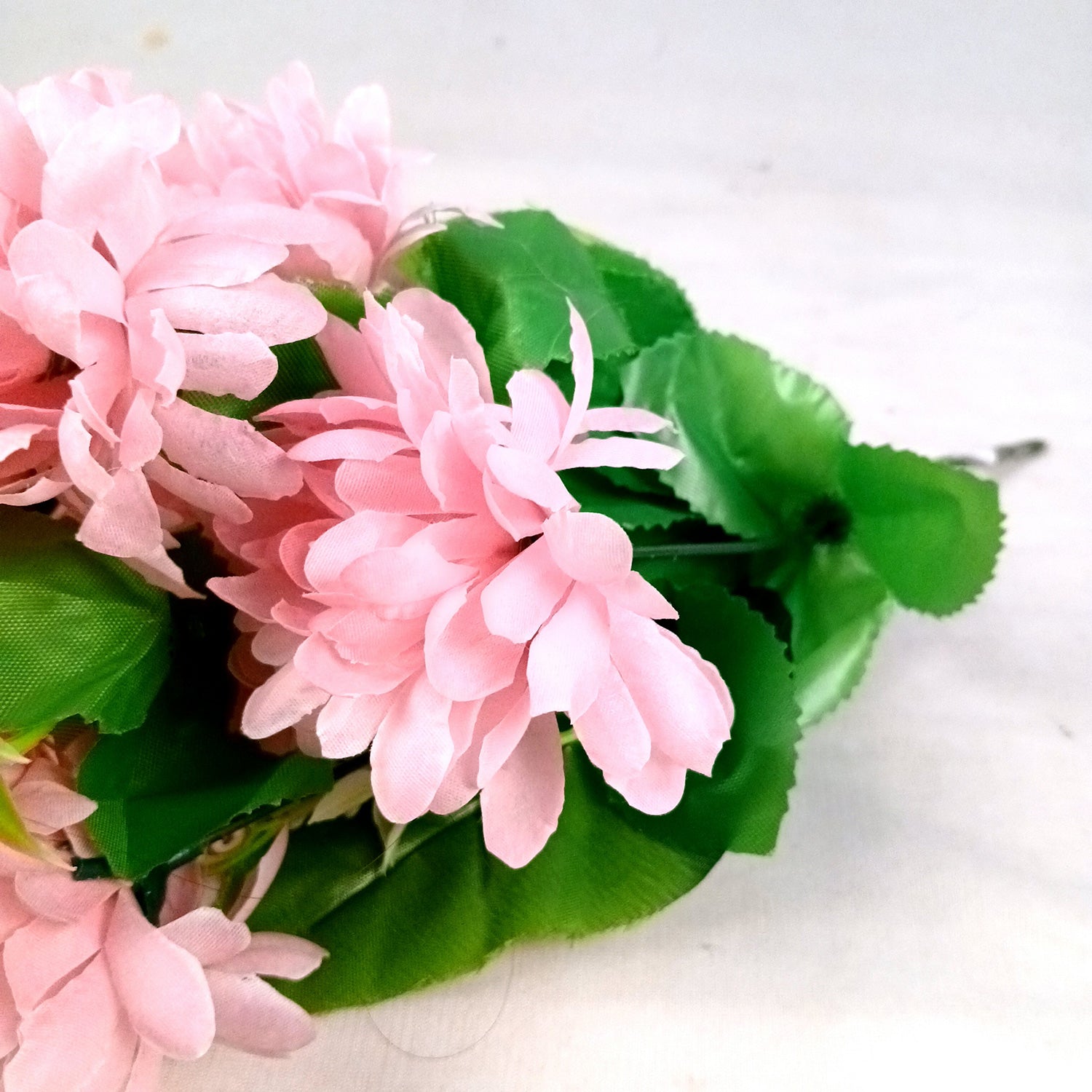 Artificial Flowers Dahlia Bunches for Vase Pot | Faux Flowers Stick - for Home Decor, Living Room, Wedding & Party Decoration (Vase Not Included) - 14 Inch - Apkamart #Colour_Pink