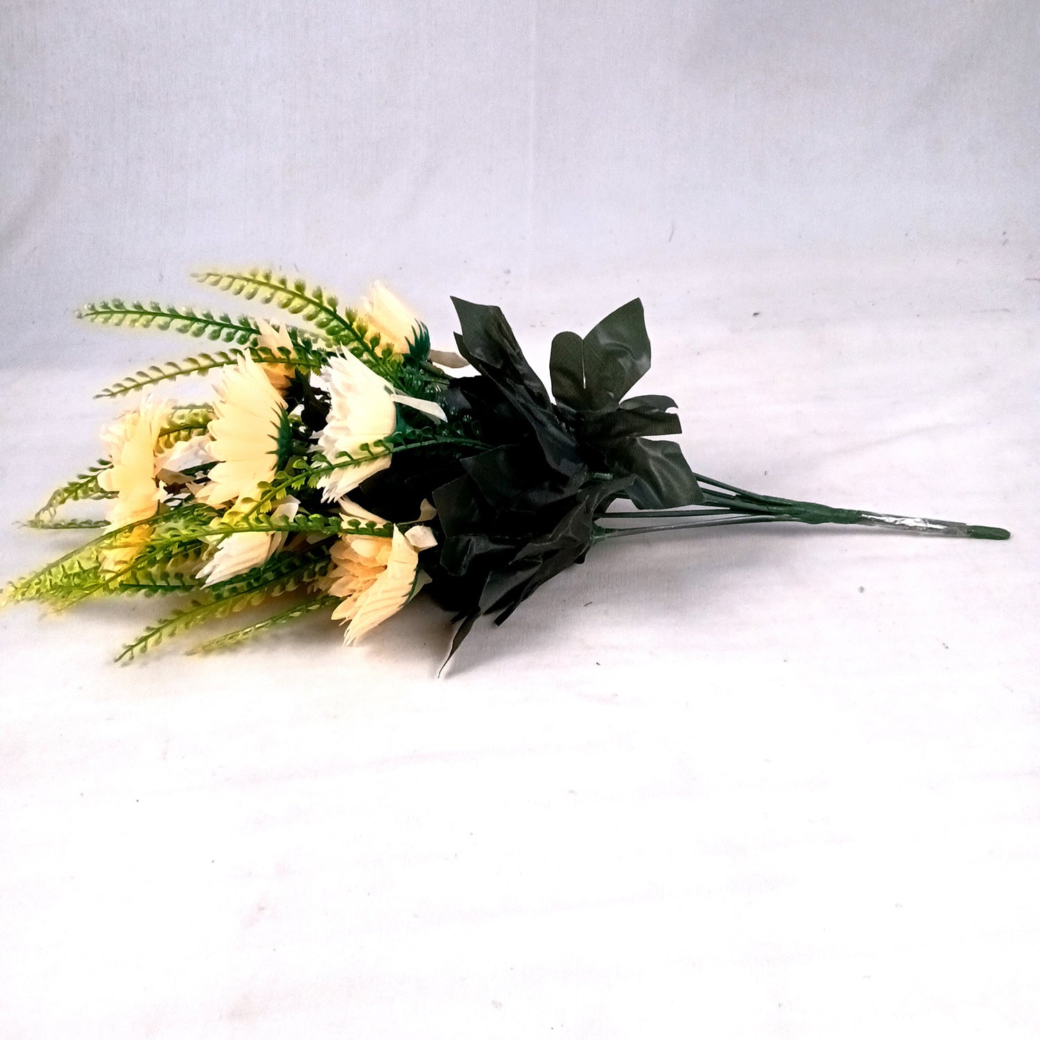 Artificial Flowers - Gerbera Daisy Bunches | Faux Flower Sticks - for Home Decor, Living Room & Festivals Decoration (Vase Not Included) - 14 Inch - Apkamart #Style_Design 3