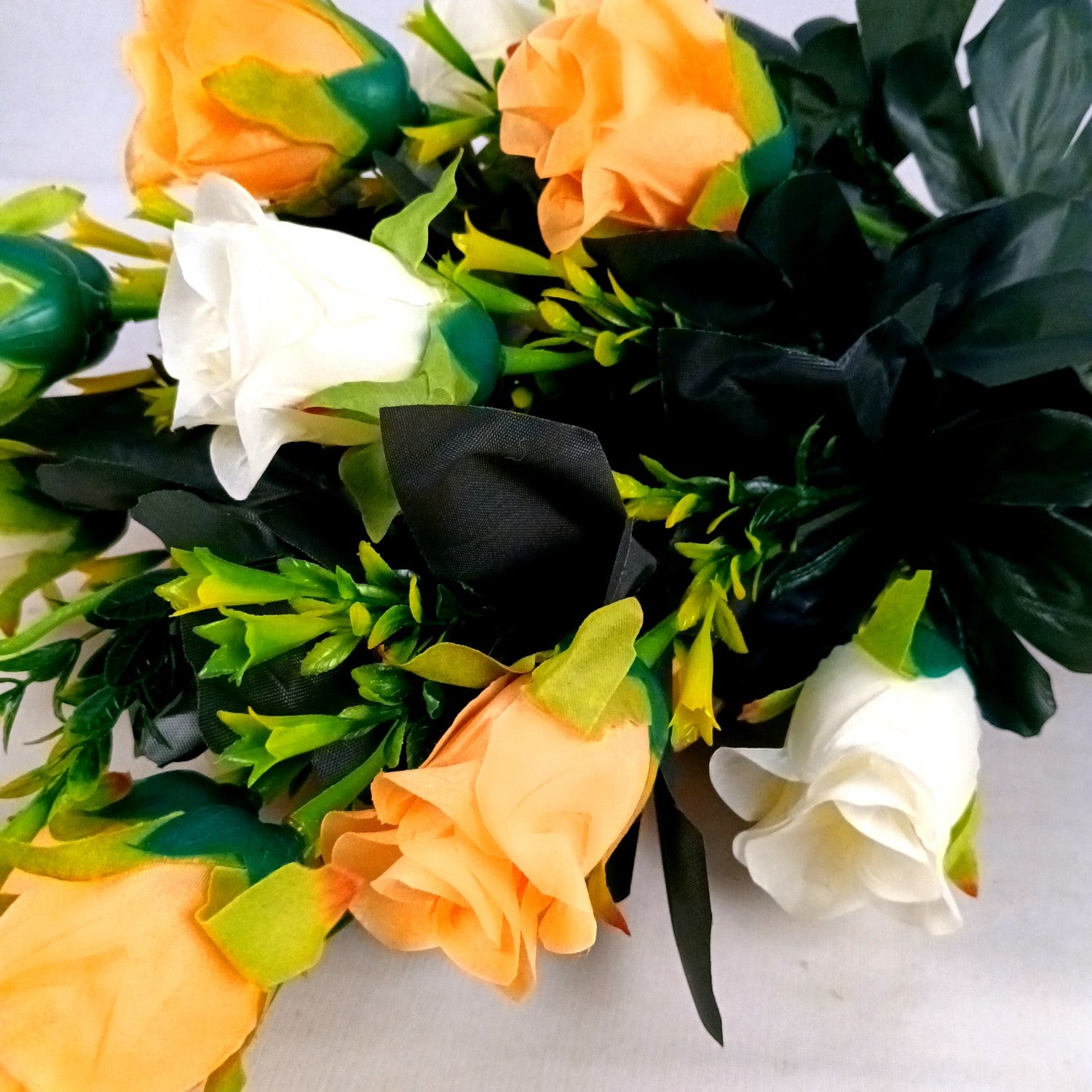 Artificial Flower Bouquets | Faux Flowers Bunch - for Table Vase, Pot, Home Decor, Living Room, Side Table Centerpiece - 29 Inch - Apkamart #Style_Design 3