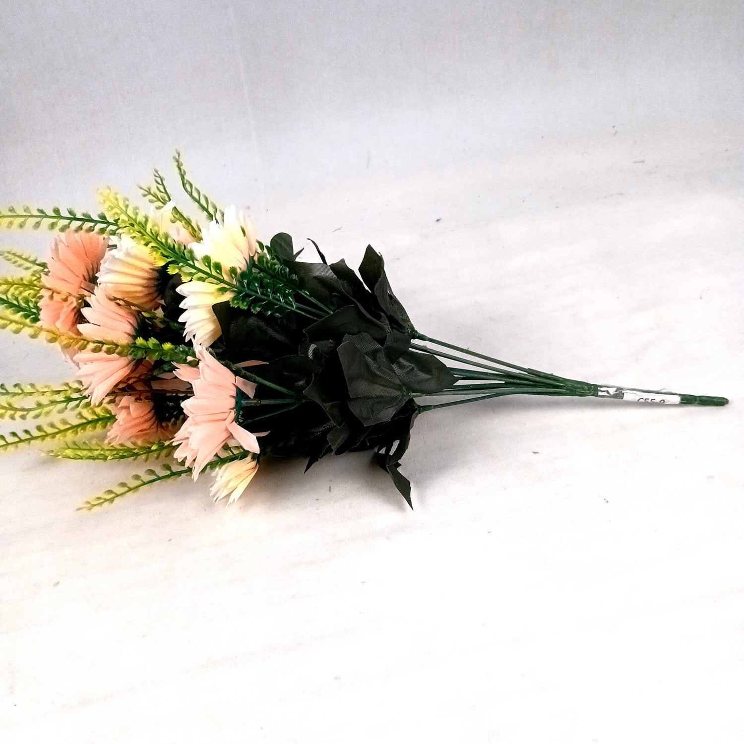 Artificial Flowers - Gerbera Daisy Bunches | Faux Flower Sticks - for Home Decor, Living Room, Office & Festivals Decoration (Vase Not Included) - 14 Inch - Apkamart #Style_Design 1