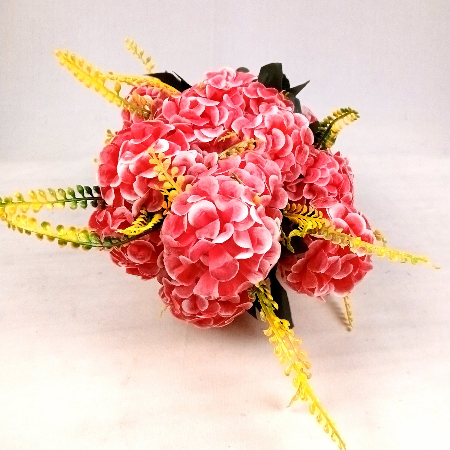 Artificial Flowers for Home Decoration - With Metal Stand - For Wall Hanging - Apkamart #Colour_Pink