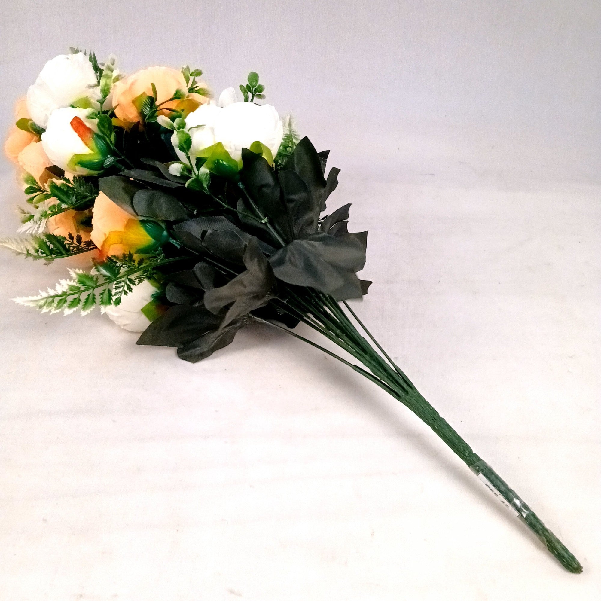 Artificial Rose Flowers With Pot | Faux Flowers Bunch - for Home Decor, Living Room, Side Table, Centerpiece - 26 Inch - Apkamart #Style_Design 2