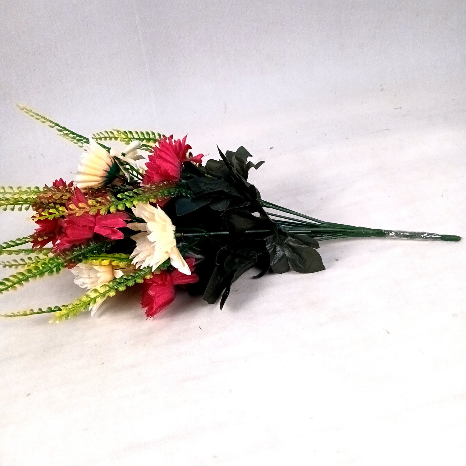 Artificial Flowers - Gerbera Daisy Bunches | Faux Flower Sticks - for Home Decor, Living Room, Office & Festivals Decoration (Vase Not Included) - 14 Inch - Apkamart #Style_Design 2