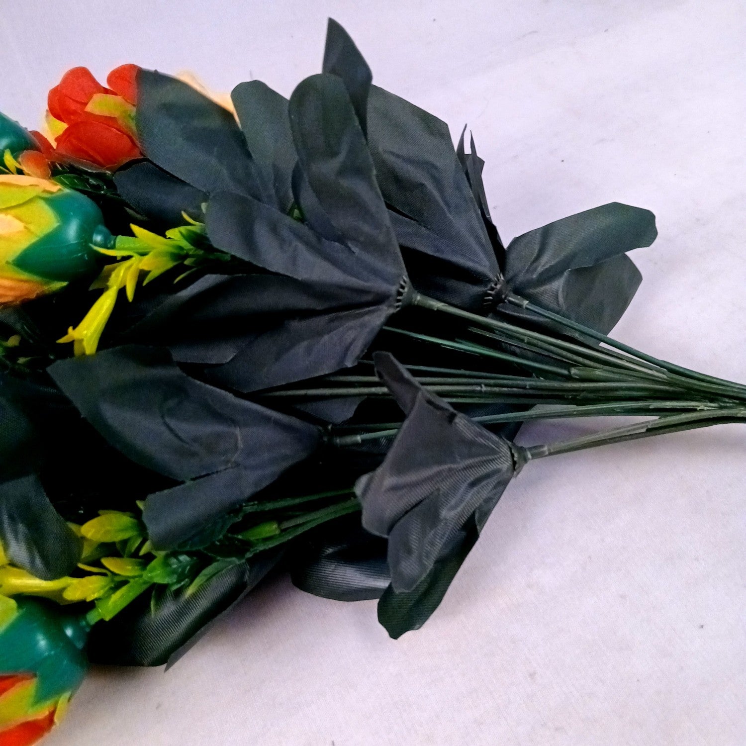 Artificial Flower Bouquets | Faux Flowers Bunch - for Table Vase, Pot, Home Decor, Living Room, Side Table Centerpiece - 29 Inch - Apkamart #Style_Design 2