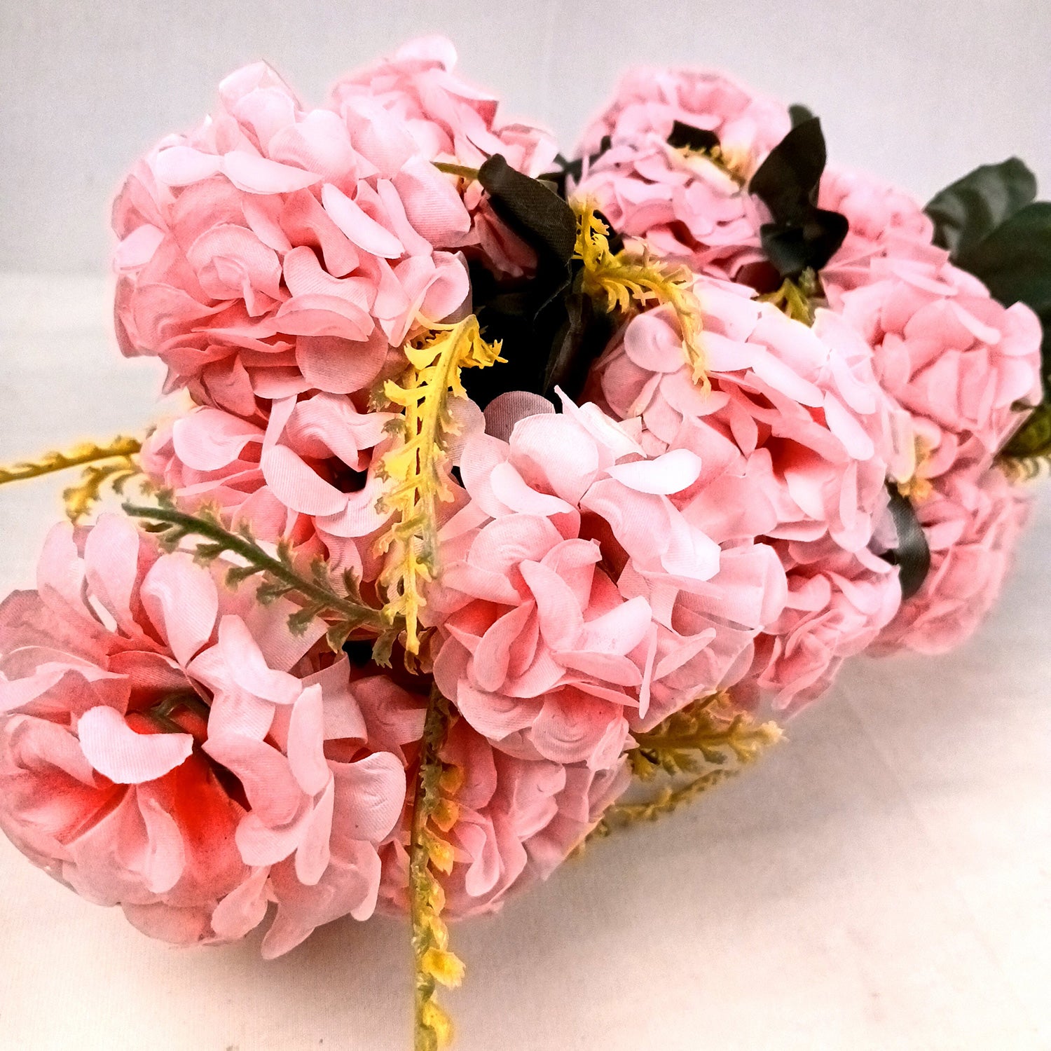 Artificial Flowers Carnation Bunches | Faux Flower Sticks - for Home Decor, Living Room, Office & Festivals Decoration (Vase Not Included) - 27 Inch - Apkamart #Colour_Pink