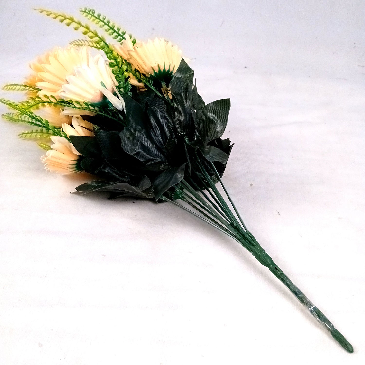 Artificial Flowers - Gerbera Daisy Bunches | Faux Flower Sticks - for Home Decor, Living Room & Festivals Decoration (Vase Not Included) - 14 Inch - Apkamart #Style_Design 3