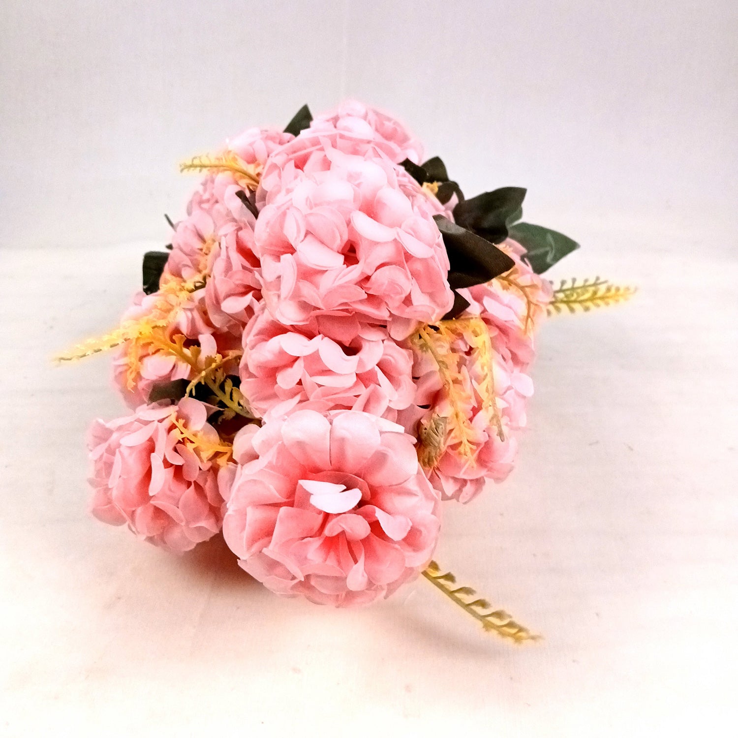 Artificial Flowers Carnation Bunches | Faux Flower Sticks - for Home Decor, Living Room, Office & Festivals Decoration (Vase Not Included) - 27 Inch - Apkamart #Colour_Pink