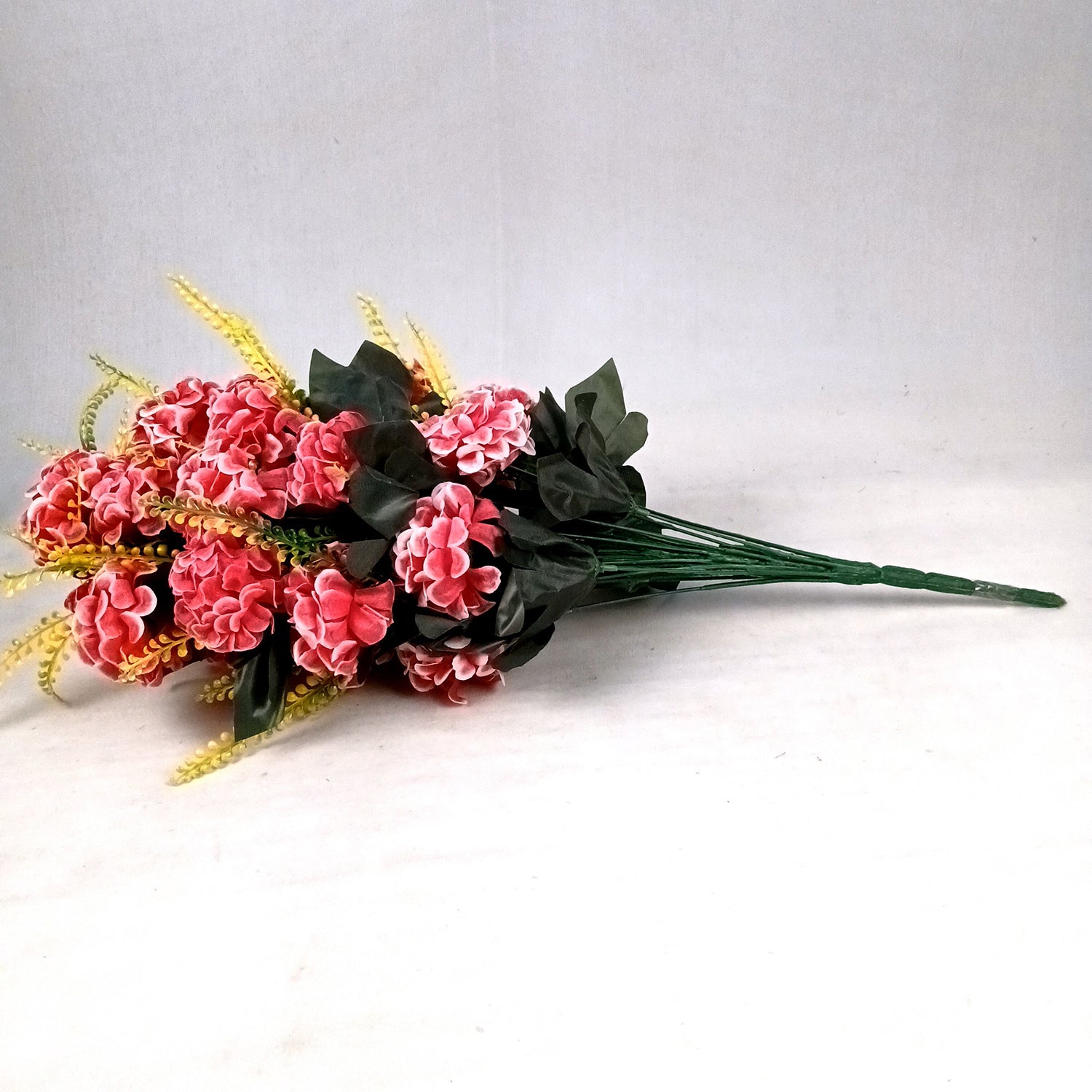 Artificial Flowers for Home Decoration - With Metal Stand - For Wall Hanging - Apkamart #Colour_Pink