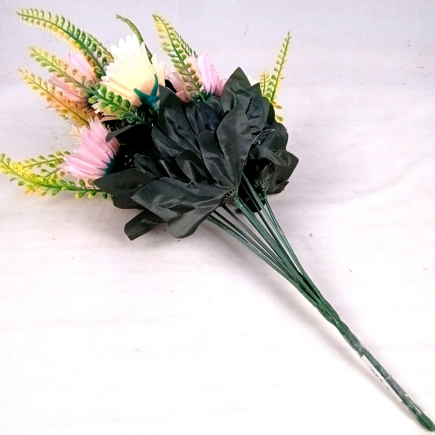 Artificial Flowers - Gerbera Daisy Bunches | Faux Flower Sticks - for Home Decor, Living Room & Festivals Decoration (Vase Not Included) - 14 Inch - Apkamart #Style_Design 2