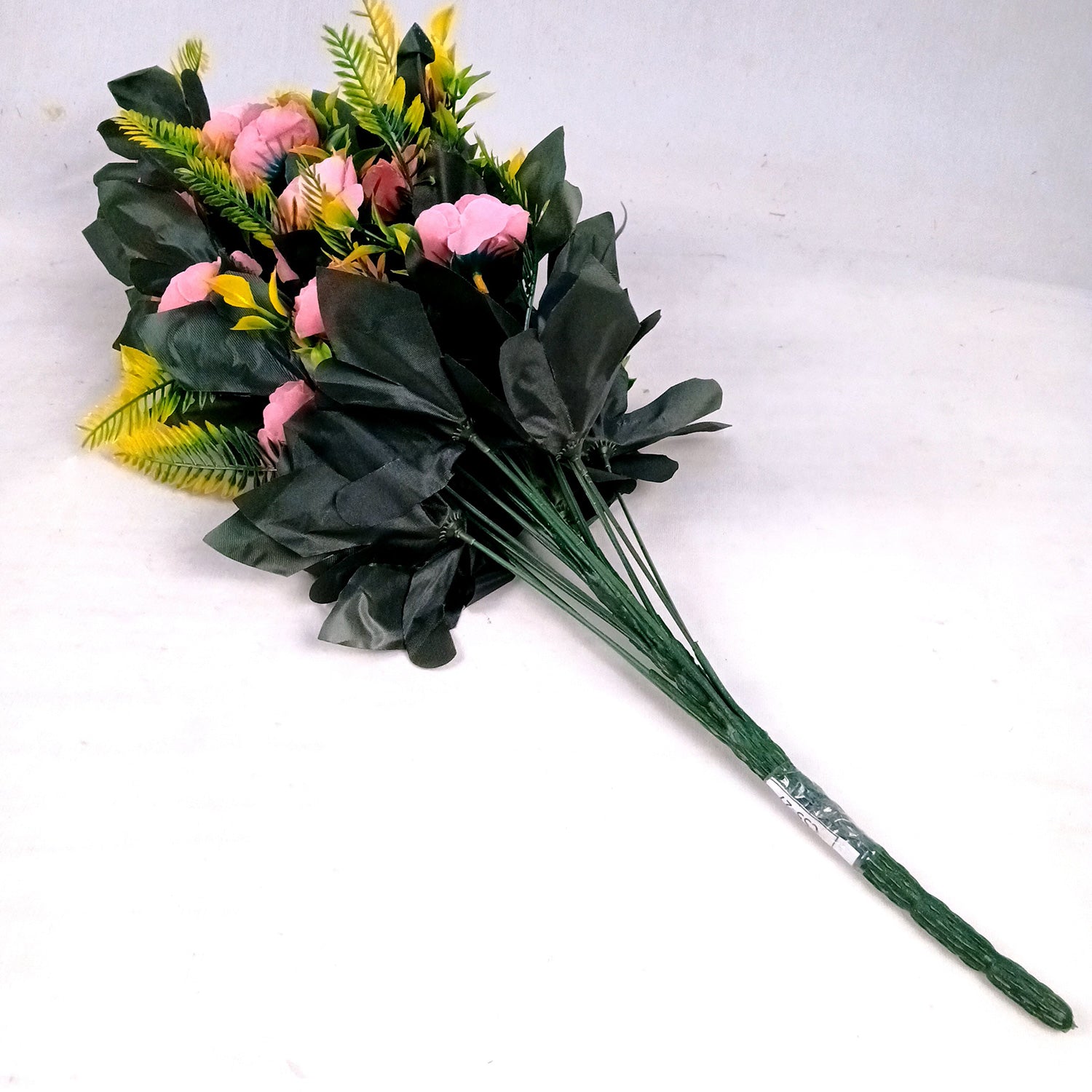 Artificial Flower Bouquets | Fake Flowers Bunch - for Vase, Home, Bedroom, Balcony, Office Corner, Living Room Decoration (Vase Not Included) - 26 Inch - Apkamart #Colour_Pink