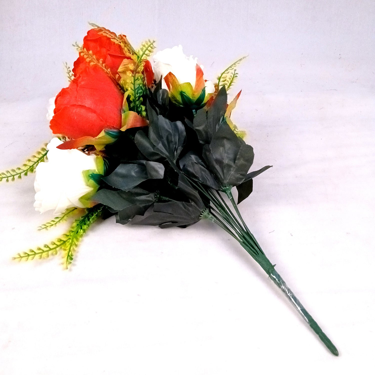 Artificial Flower Wall Hanging | Fake Creeper Flowers With Metal Stand Wall Mount - for Home Decor, Living Room, Balcony, Entrance Decoration - Apkamart #Style_Design 2