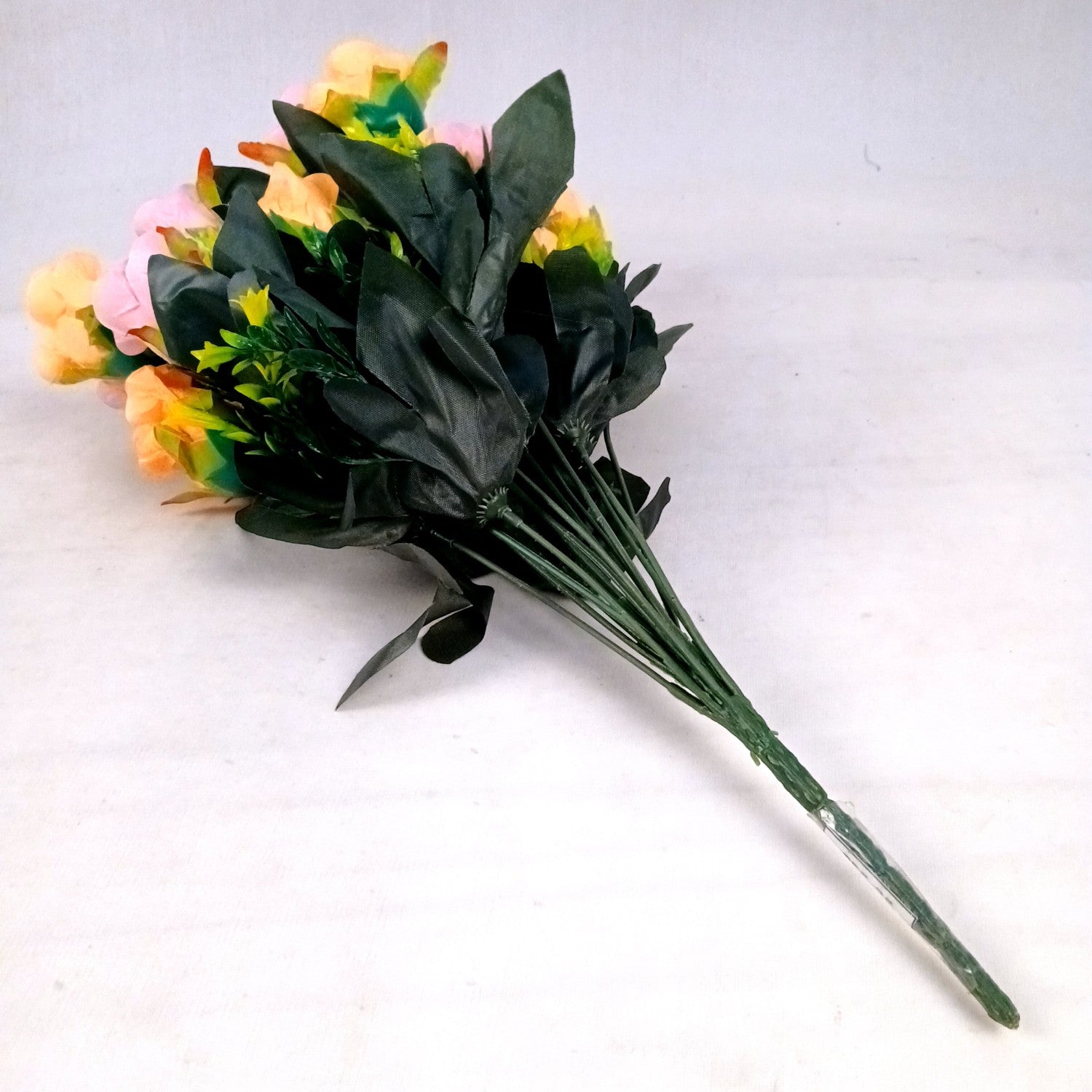 Artificial Rose Flower Bouquets | Faux Flowers Bunch - for Table Vase, Pot, Home Decor, Side Table Centerpiece - 29 Inch - Apkamart #Style_Design 1