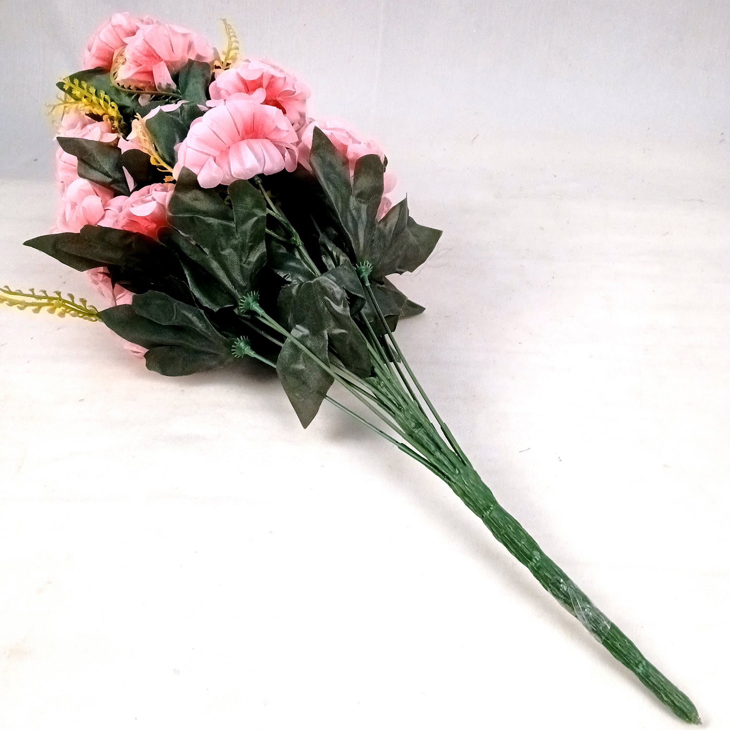 Artificial Flowers Carnation Bunches | Faux Flower Sticks - for Home Decor, Living Room, Office & Festivals Decoration (Vase Not Included) - 27 Inch - Apkamart #Colour_Pink