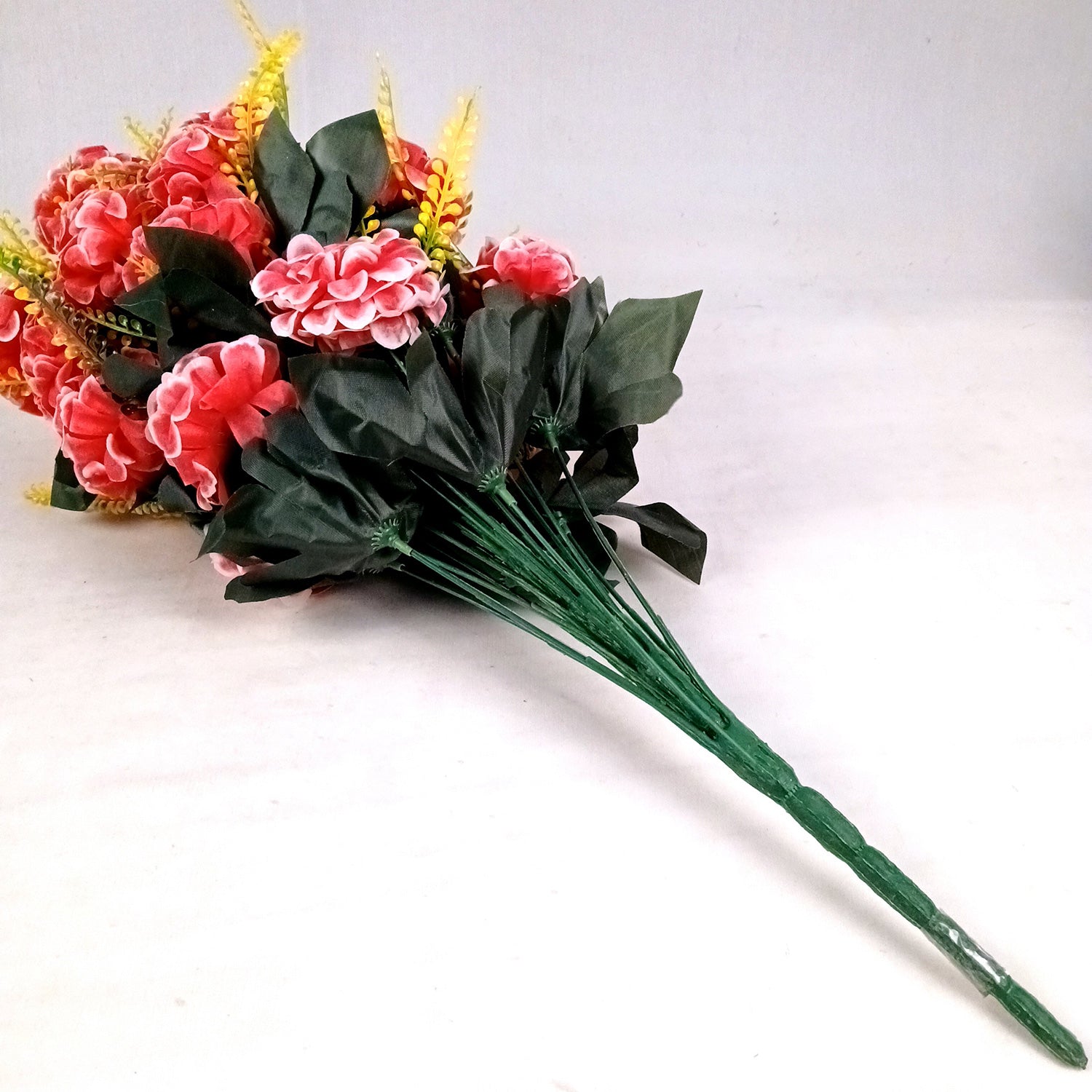 Artificial Flowers for Home Decoration - With Metal Stand - For Wall Hanging - Apkamart #Colour_Pink