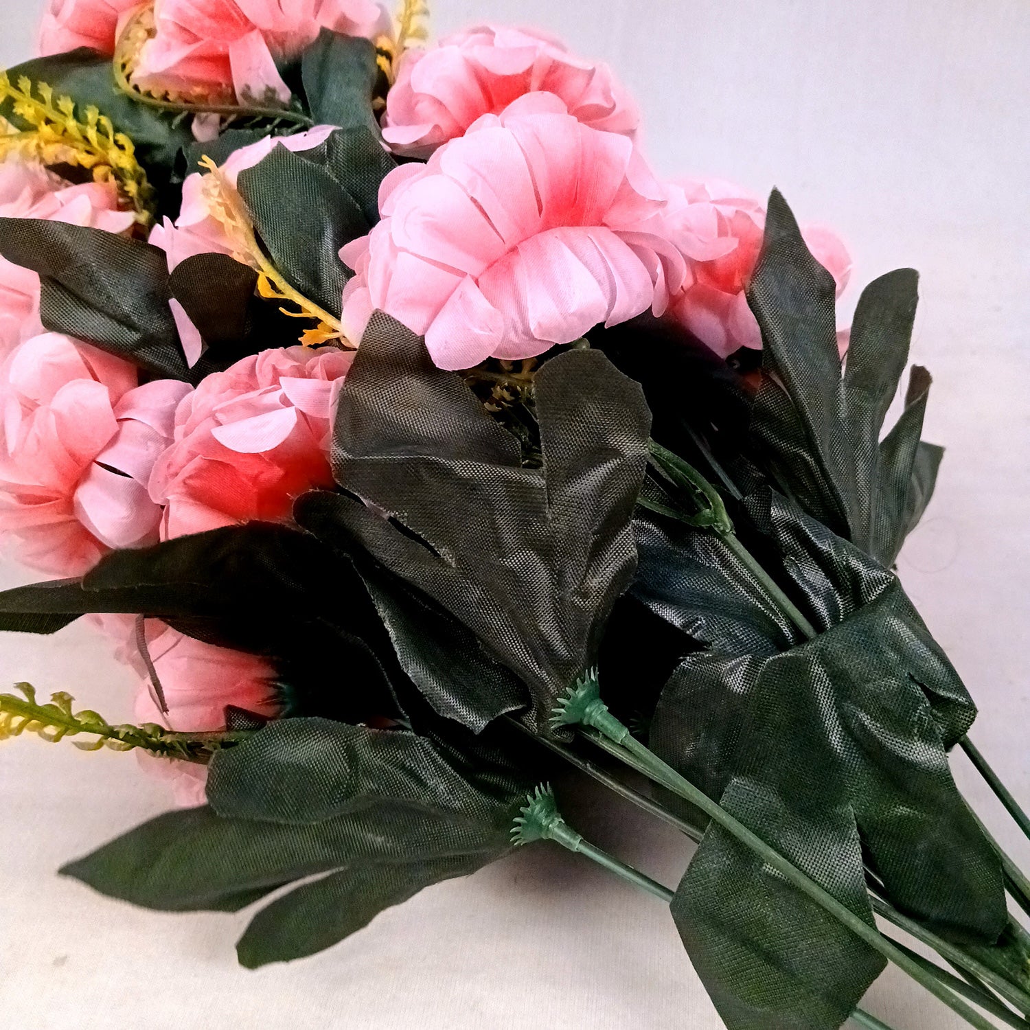 Artificial Flowers Carnation Bunches | Faux Flower Sticks - for Home Decor, Living Room, Office & Festivals Decoration (Vase Not Included) - 27 Inch - Apkamart #Colour_Pink