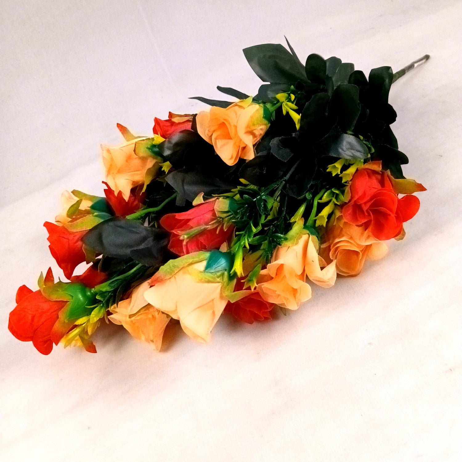 Artificial Flower Bouquets | Faux Flowers Bunch - for Table Vase, Pot, Home Decor, Living Room, Side Table Centerpiece - 29 Inch - Apkamart #Style_Design 2