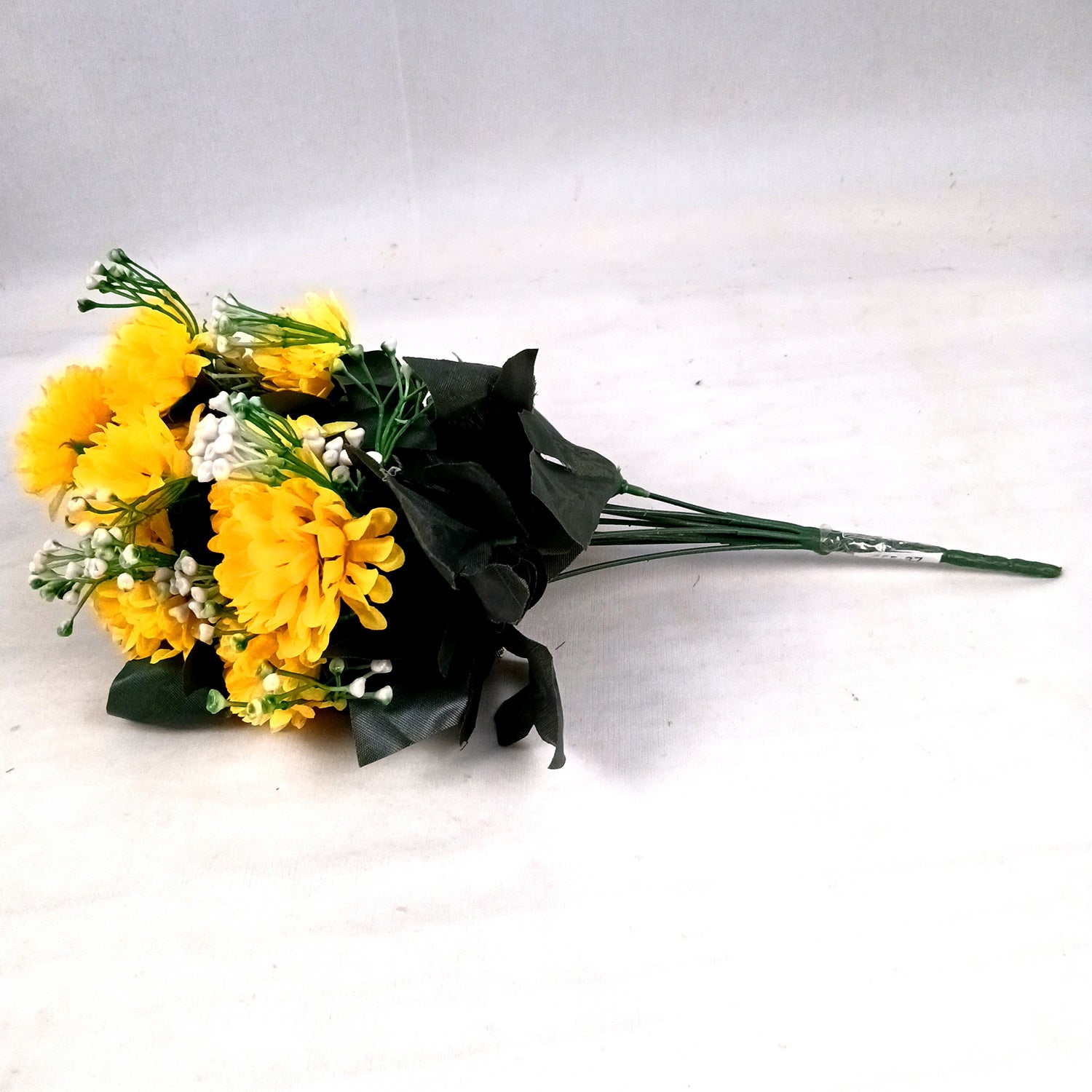 Artificial Flower Bouquet | Faux Flowers & Plants Bunch - for Table Vase, Pot, Home Decor, Living Room, Side Table Center piece Decoration - Apkamart #Color_Yellow