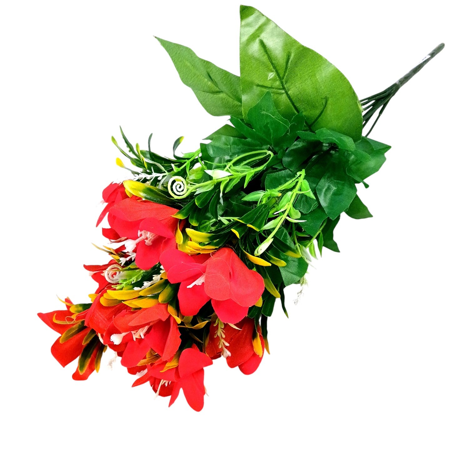 Artificial Flower Bunch | Faux Decorative Flowers for Home, Balcony & Office | Long-Lasting Flower Arrangement for Living Room, Bedroom, Garden, Diwali - 17 Inch - Apkamart