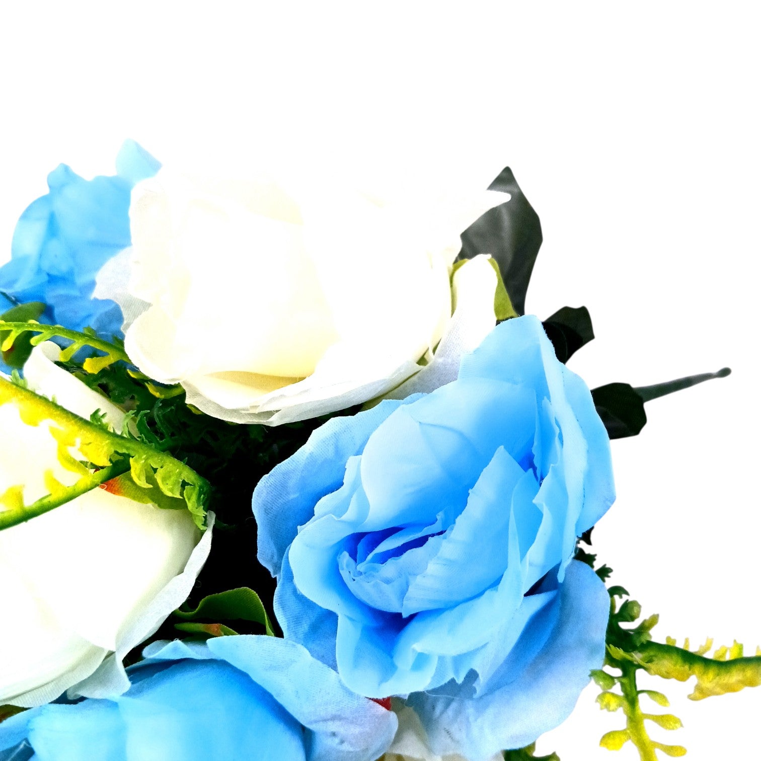 Artificial Flower Bunch for Home Decor & Festive Decoration | Faux Decorative Flower for Living Room, Balcony | Long-Lasting Artificial Flowers for Gifting - 17 Inch - Apkamart