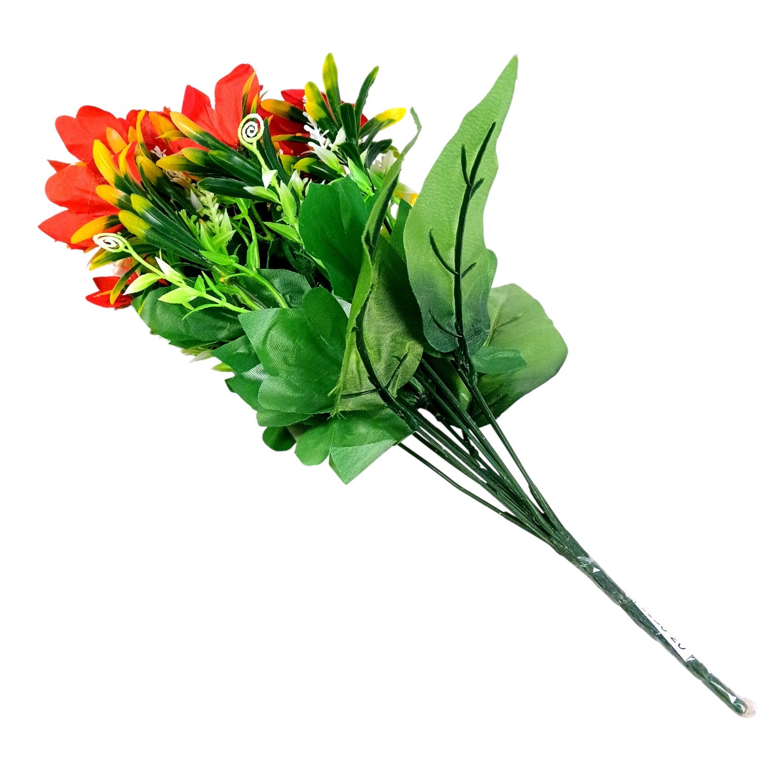 Artificial Flower Bunch | Faux Decorative Flowers for Home, Balcony & Office | Long-Lasting Flower Arrangement for Living Room, Bedroom, Garden, Diwali - 17 Inch - Apkamart