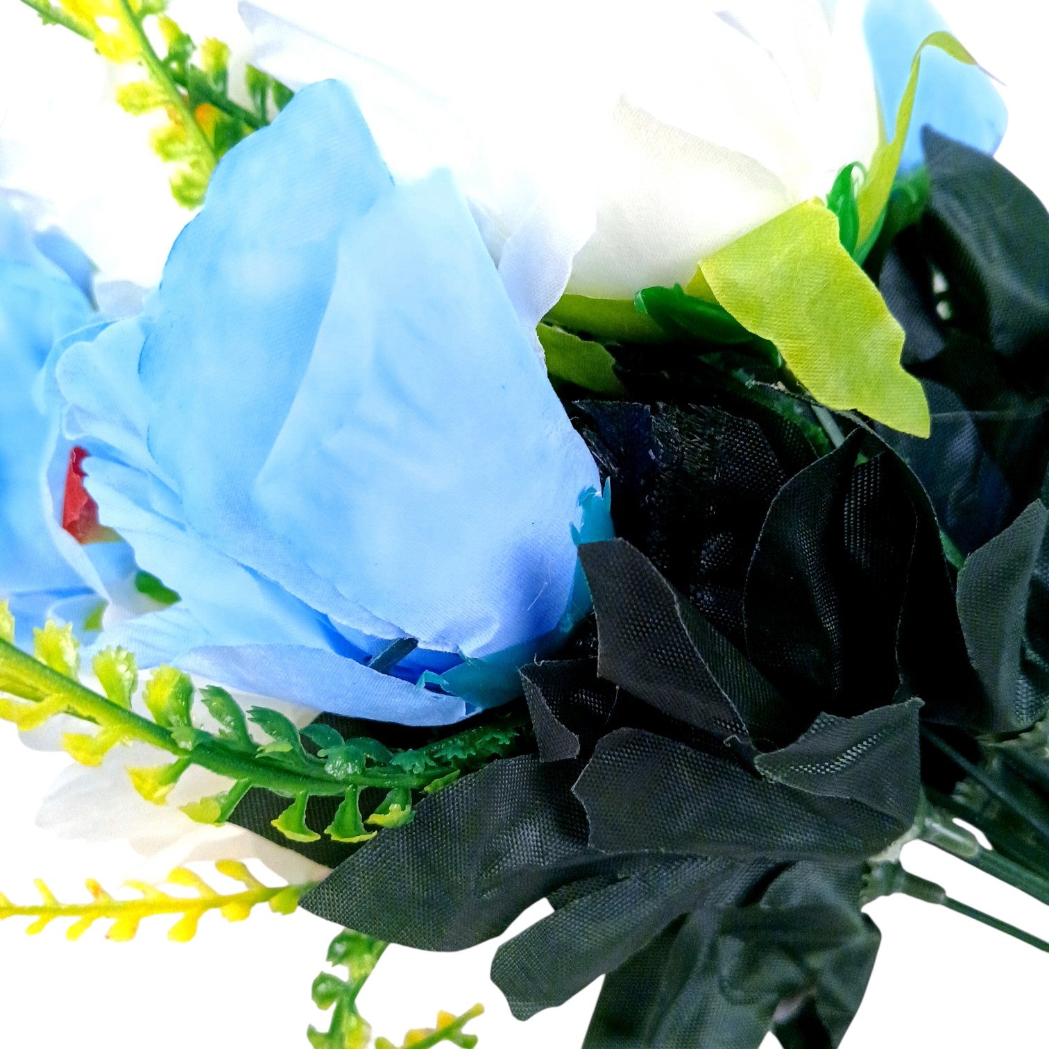 Artificial Flower Bunch for Home Decor & Festive Decoration | Faux Decorative Flower for Living Room, Balcony | Long-Lasting Artificial Flowers for Gifting - 17 Inch - Apkamart