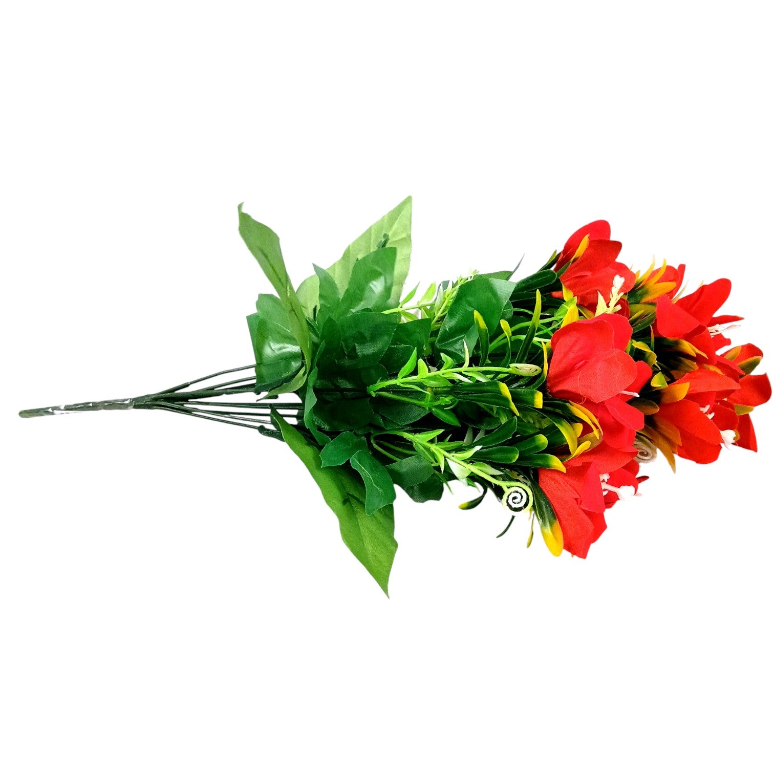 Artificial Flower Bunch | Faux Decorative Flowers for Home, Balcony & Office | Long-Lasting Flower Arrangement for Living Room, Bedroom, Garden, Diwali - 17 Inch - Apkamart