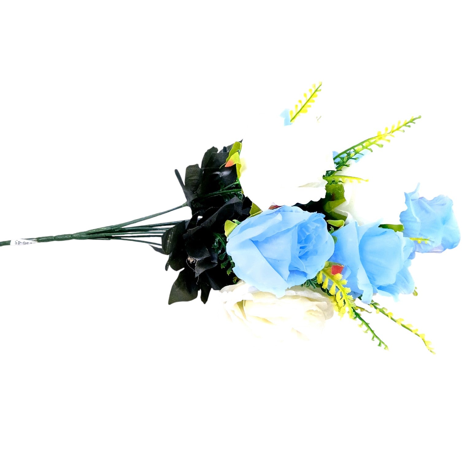 Artificial Flower Bunch for Home Decor & Festive Decoration | Faux Decorative Flower for Living Room, Balcony | Long-Lasting Artificial Flowers for Gifting - 17 Inch - Apkamart