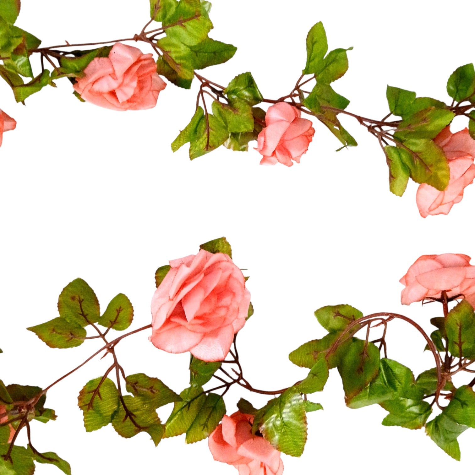 Hanging Artificial Flower Bunch for Home & Balcony | Faux Vine Flower for Wall, Pots & Stands | Decorative Artificial Flowers for Diwali, Festive Decor - 83 Inch - Apkamart #Color_Pink