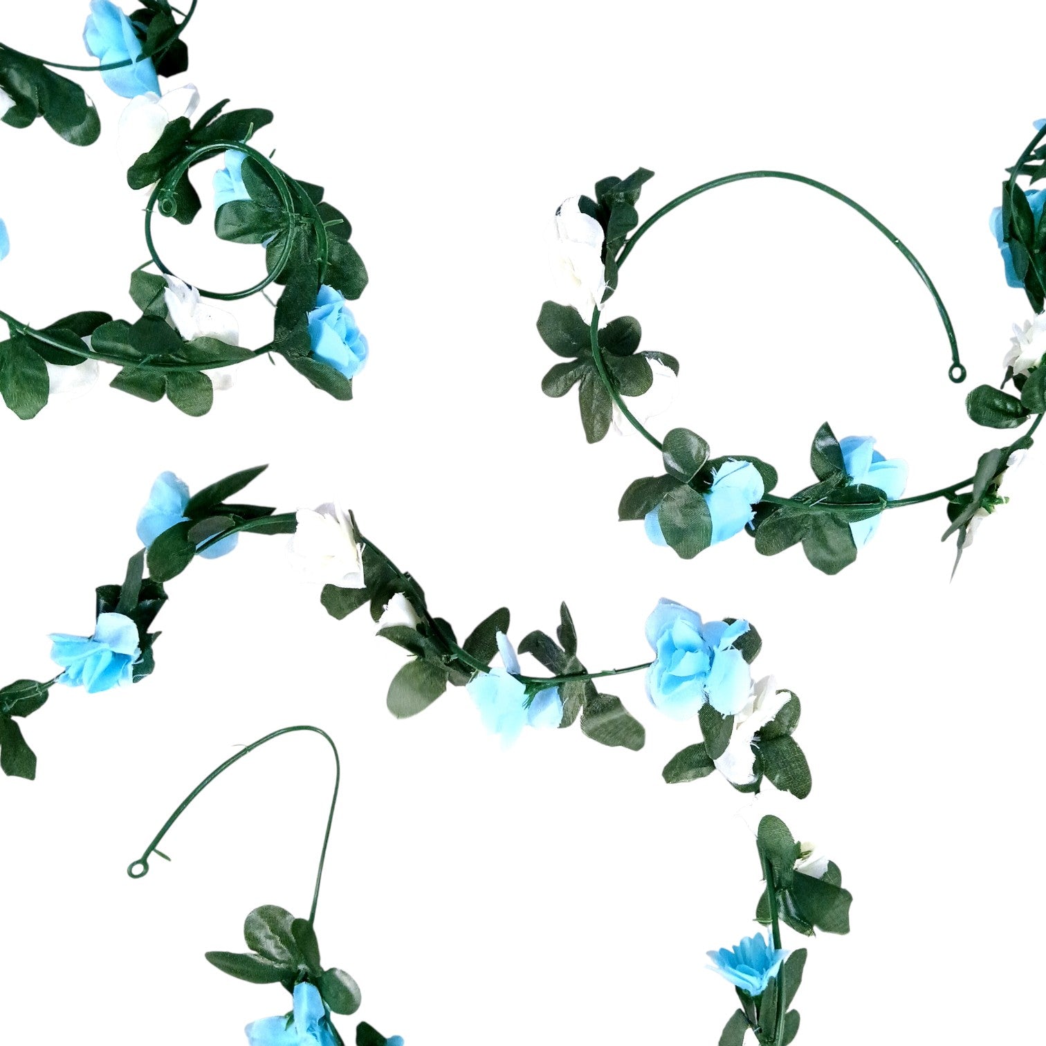 Artificial Flower Bunch for Home & Balcony Décor | Faux Decorative Flowers for Wall, Pot & Stands | Revolving Vine Bunch for Living Room - 90 Inch - Apkamart #Style_Pack Of 4