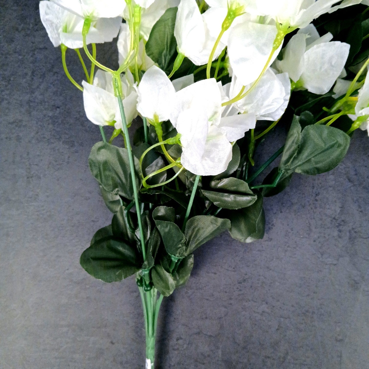 Artificial Hanging Flower for Home Decor | Hanging Flower | Decorative Wall Hanging Floral Bunch for Balcony, Garden & Living Room - 27 Inch - Apkamart #Color_White