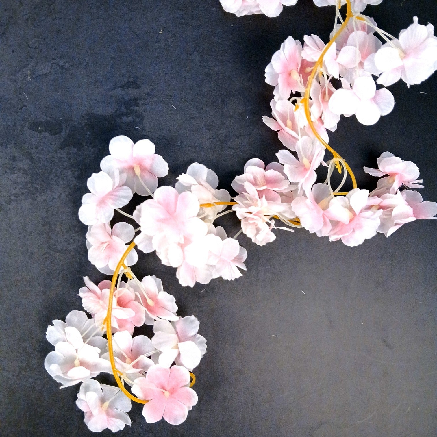 Artificial Hanging Flowers for Wall & Balcony | Faux Decorative Flower Bunch with Vine & Leaf | Perfect for Home Decor, Festive Styling & Housewarming Gifts - 68 Inch - Apkamart #Color_Pink