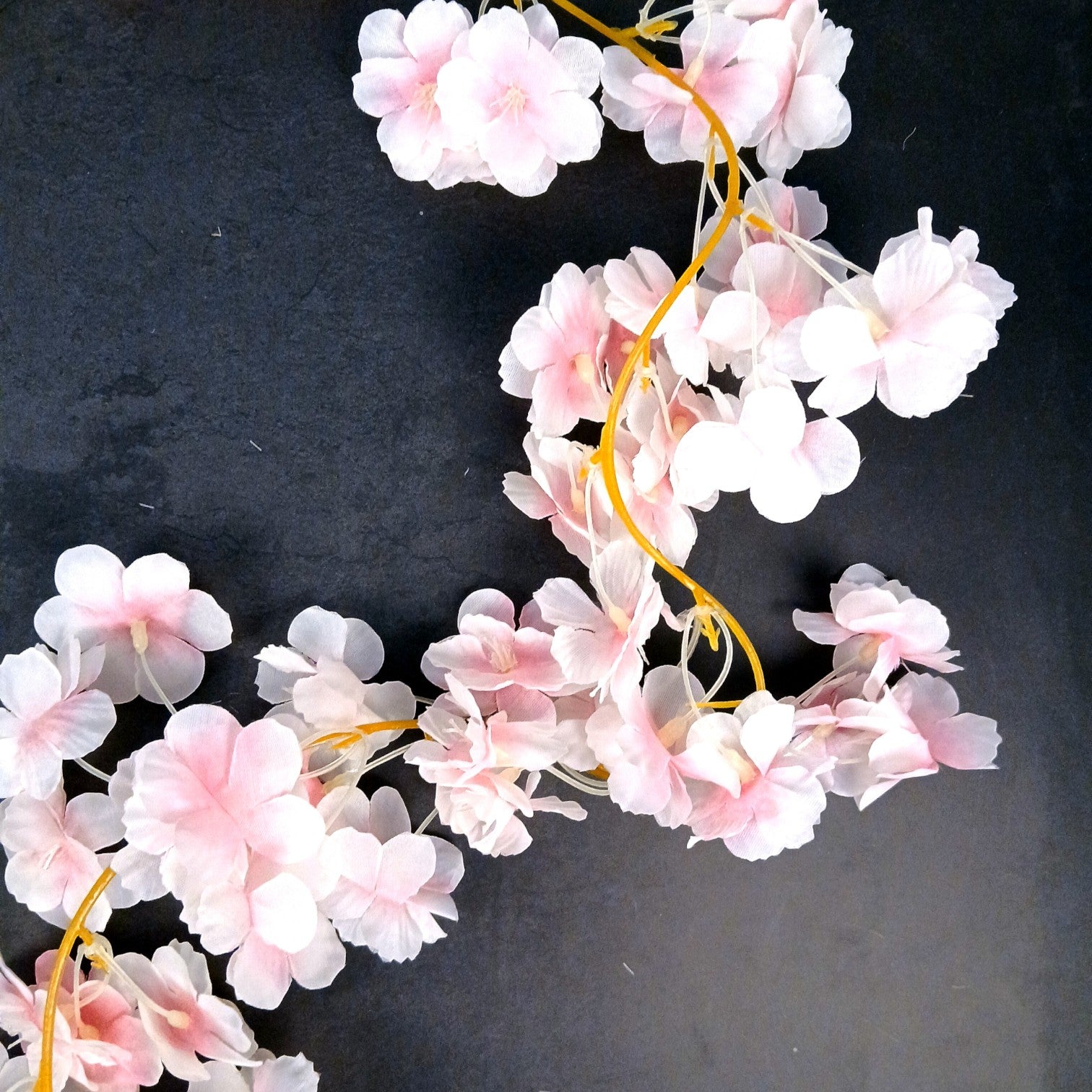 Artificial Hanging Flowers for Wall & Balcony | Faux Decorative Flower Bunch with Vine & Leaf | Perfect for Home Decor, Festive Styling & Housewarming Gifts - 68 Inch - Apkamart #Color_Pink