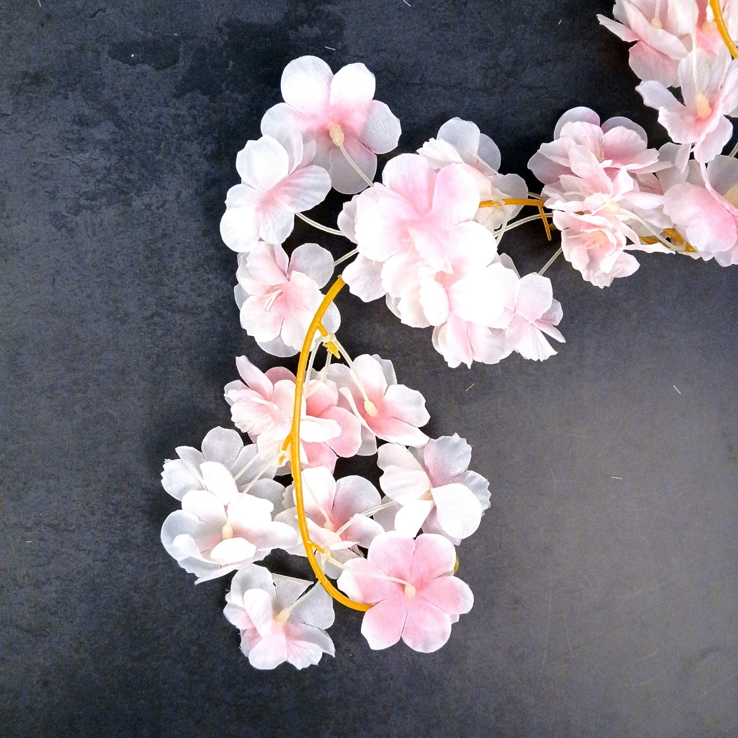 Artificial Hanging Flowers for Wall & Balcony | Faux Decorative Flower Bunch with Vine & Leaf | Perfect for Home Decor, Festive Styling & Housewarming Gifts - 68 Inch - Apkamart #Color_Pink