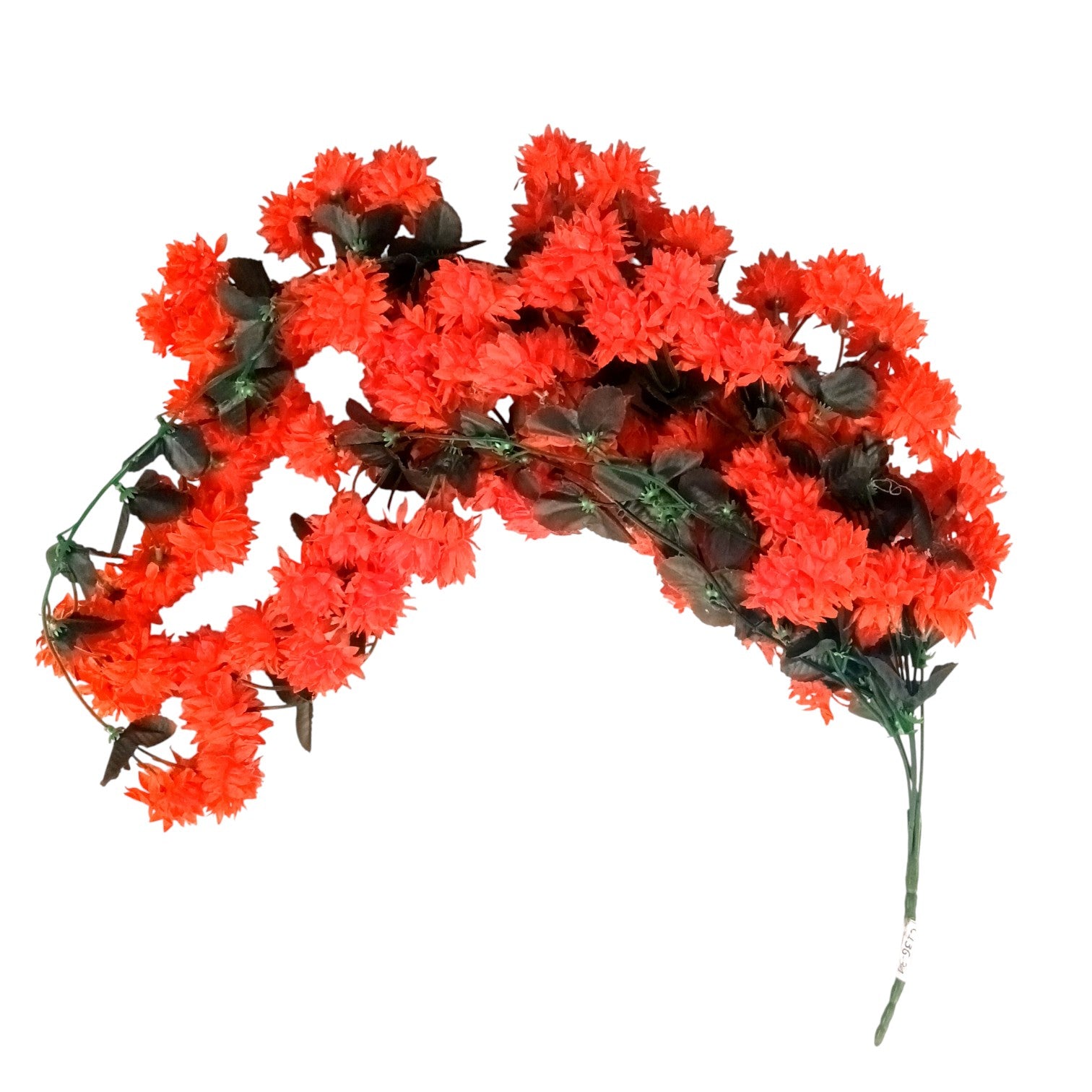 Artificial Hanging Flower for Home Decor | Decorative Wall Hanging | Balcony Garden Indoor Outdoor Decorative Hanging Plant for Living Room Bedroom Office - 37 Inch - Apkamart #Color_Red