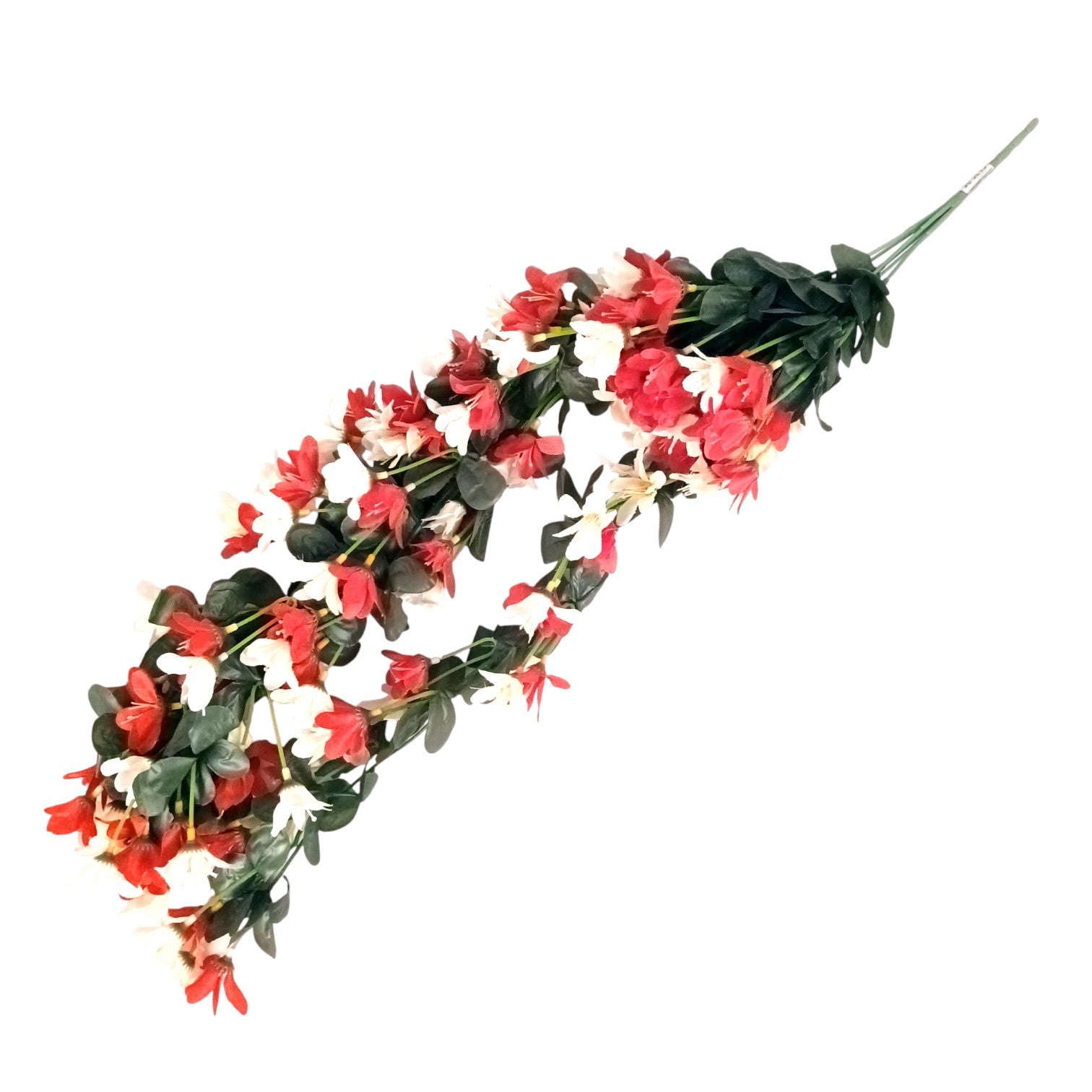 Artificial Hanging Flowers for Decoration | Flower Bunch for Wall, Door, Balcony | Decorative Hanging for Home Décor, Diwali Decoration & Gifting - 27 Inch - Apkamart #Color_Red