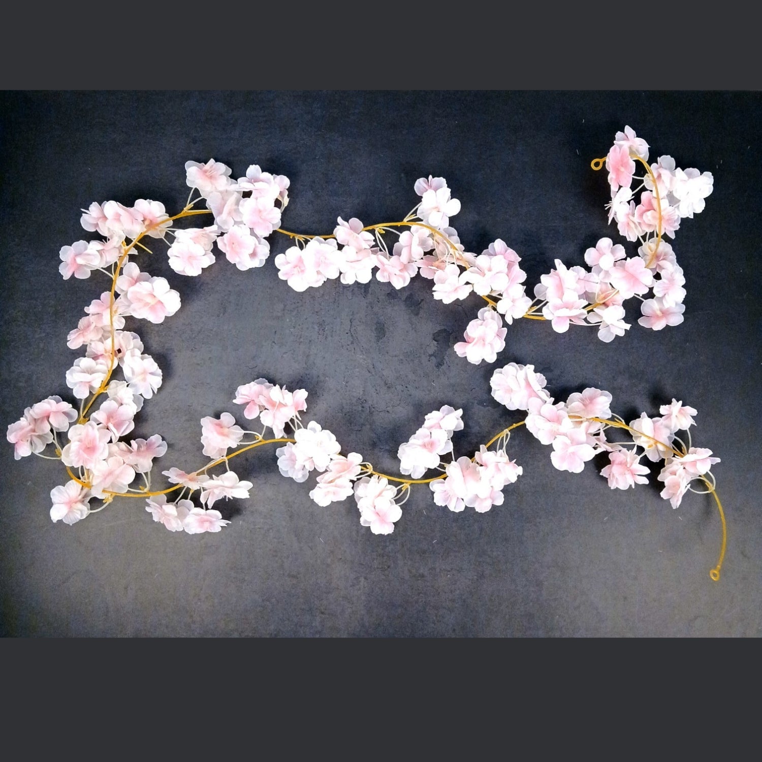 Artificial Hanging Flowers for Wall & Balcony | Faux Decorative Flower Bunch with Vine & Leaf | Perfect for Home Decor, Festive Styling & Housewarming Gifts - 68 Inch - Apkamart #Color_Pink