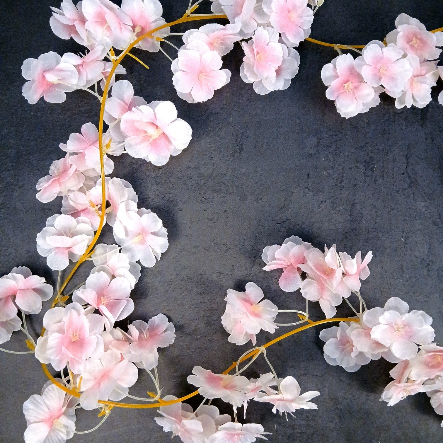 Artificial Hanging Flowers for Wall & Balcony | Faux Decorative Flower Bunch with Vine & Leaf | Perfect for Home Decor, Festive Styling & Housewarming Gifts - 68 Inch - Apkamart #Color_Pink